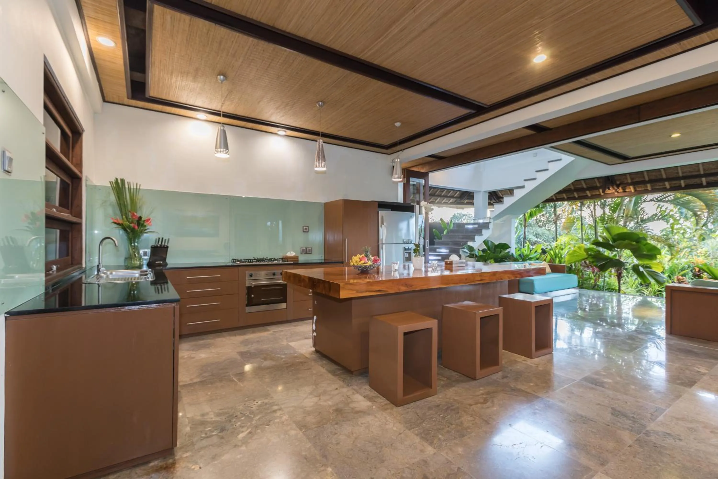 Kitchen or kitchenette in Villa Djani Balangan by Nagisa Bali