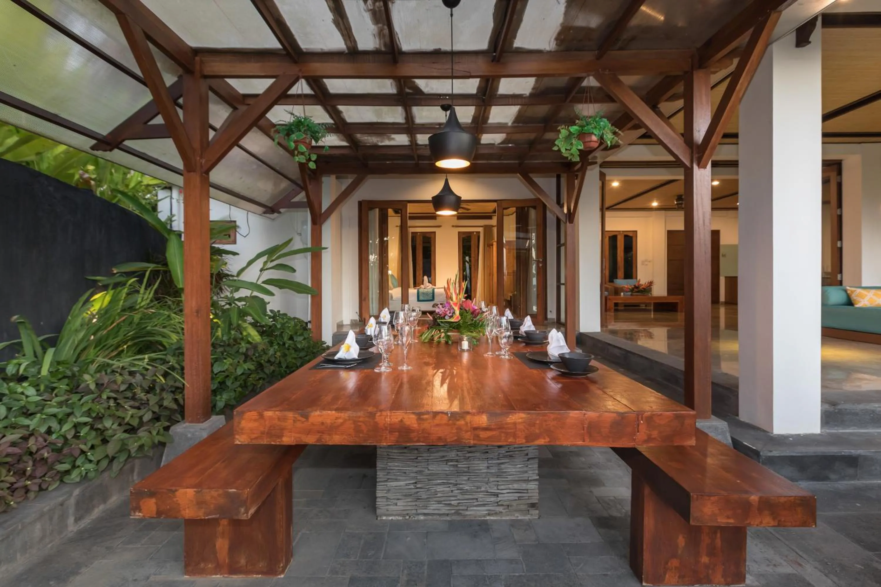 Dining area in Villa Djani Balangan by Nagisa Bali
