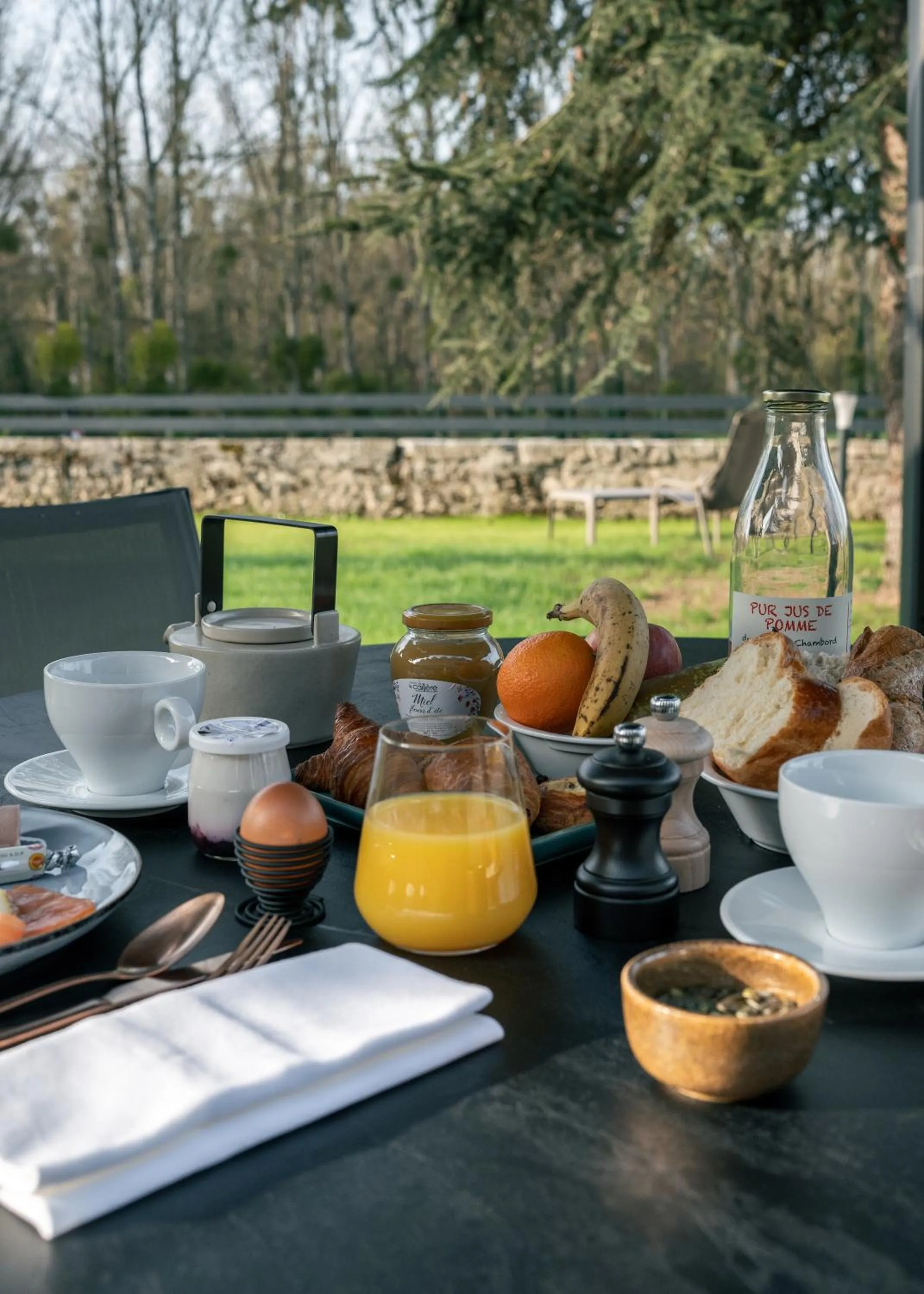 Breakfast in Auberge de la Caillère