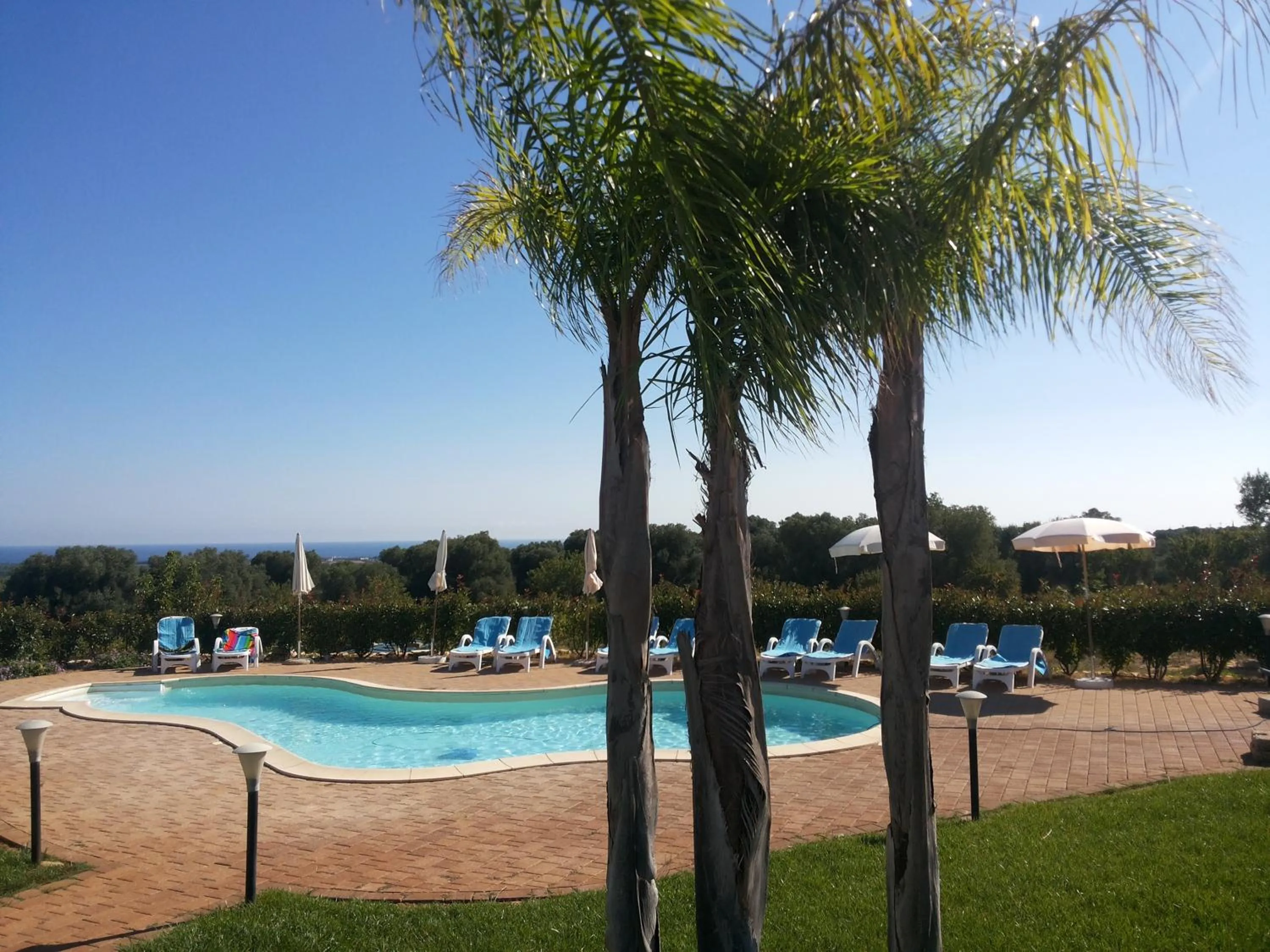 Swimming pool in B&B La Vigna