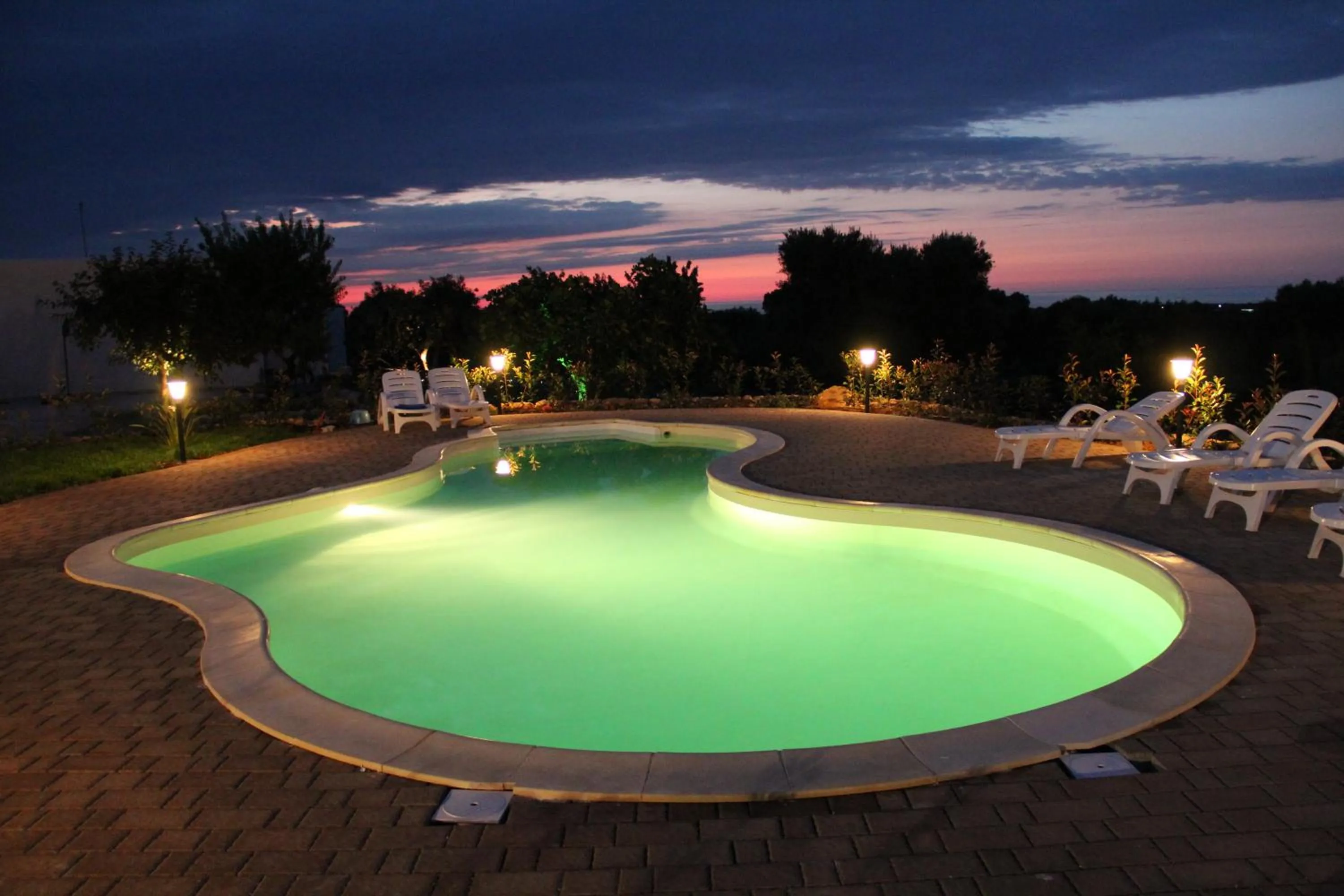Swimming pool in B&B La Vigna