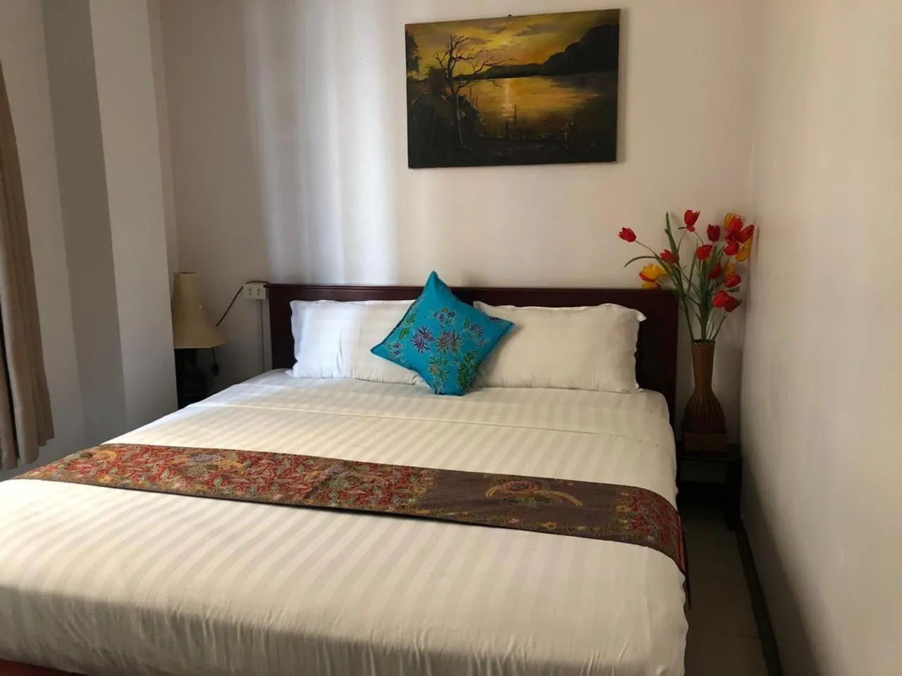 Bed in Vientiane SP Hotel