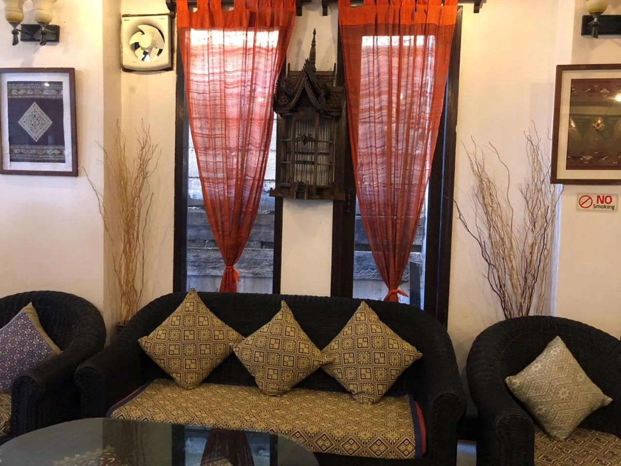 Living room in Vientiane SP Hotel