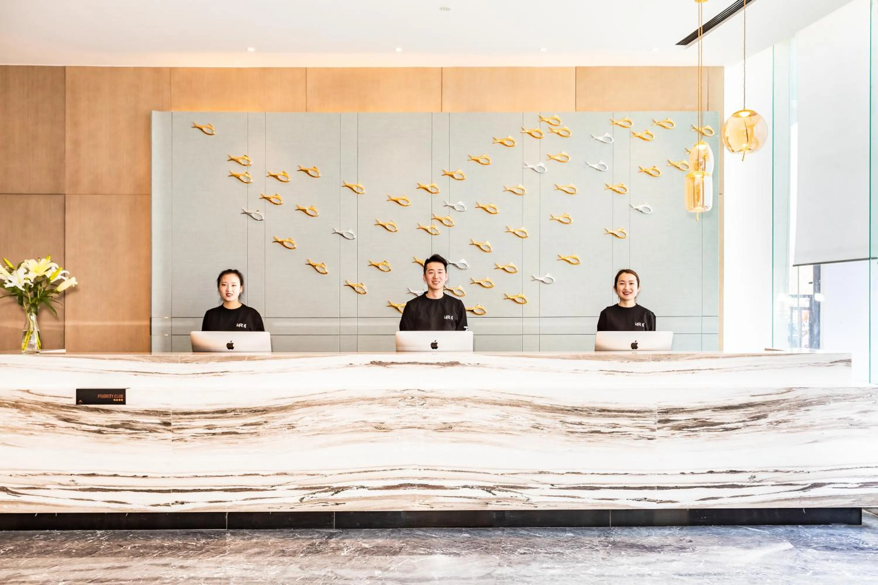 Lobby or reception in Atour Jiaozhou Qingdao Hotel