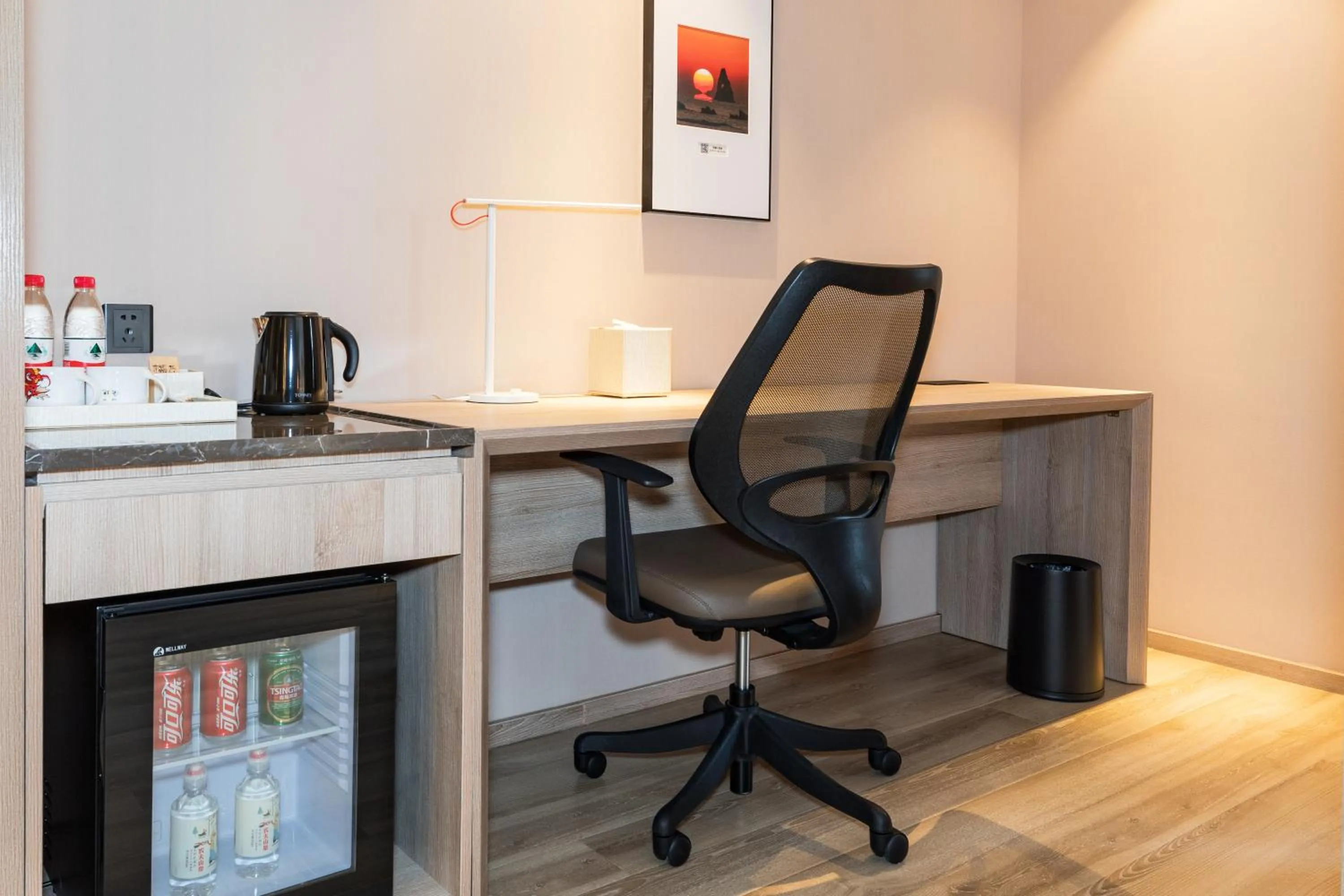 Seating area in Atour Jiaozhou Qingdao Hotel