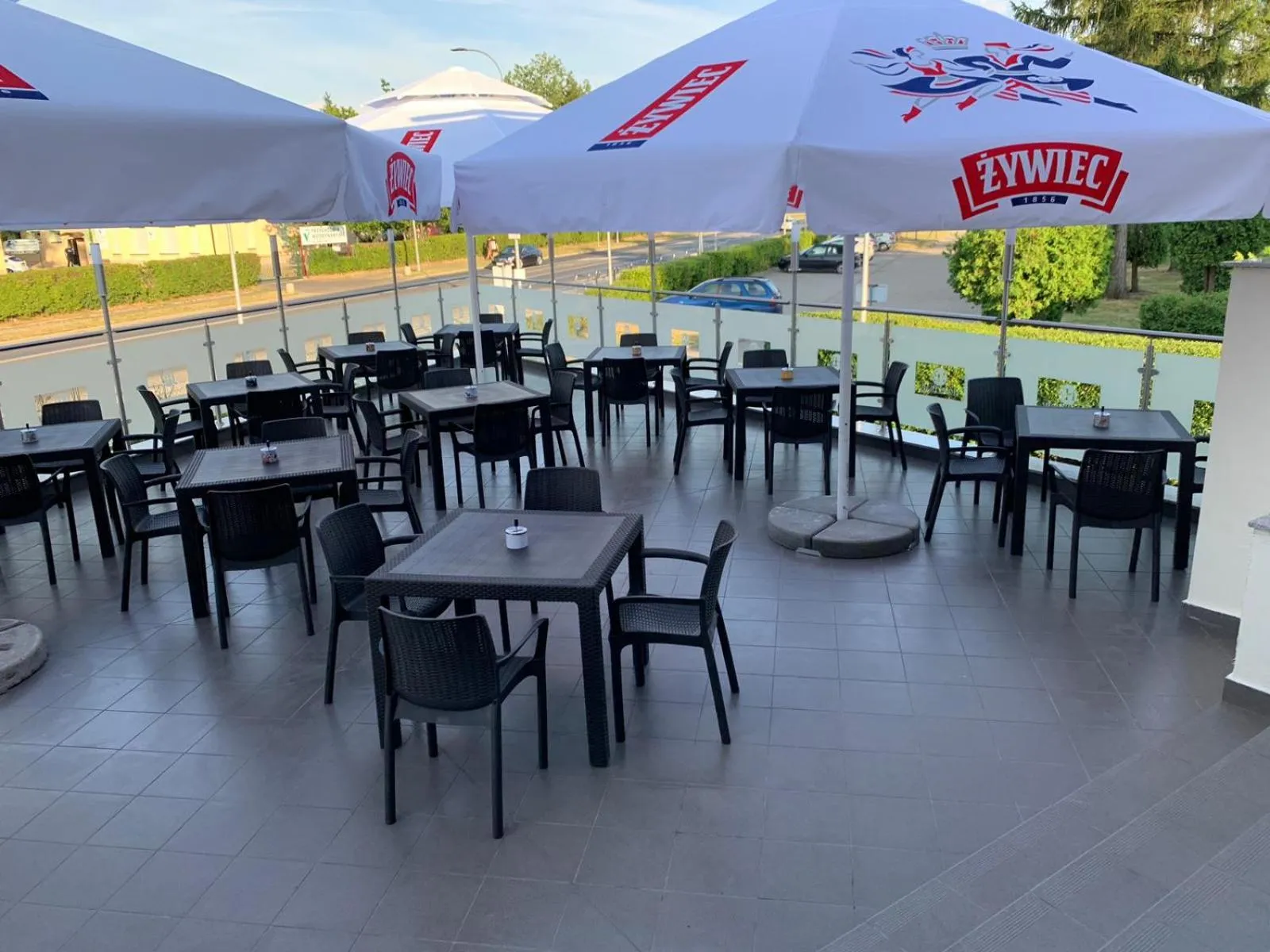 Patio in Hotel Biały