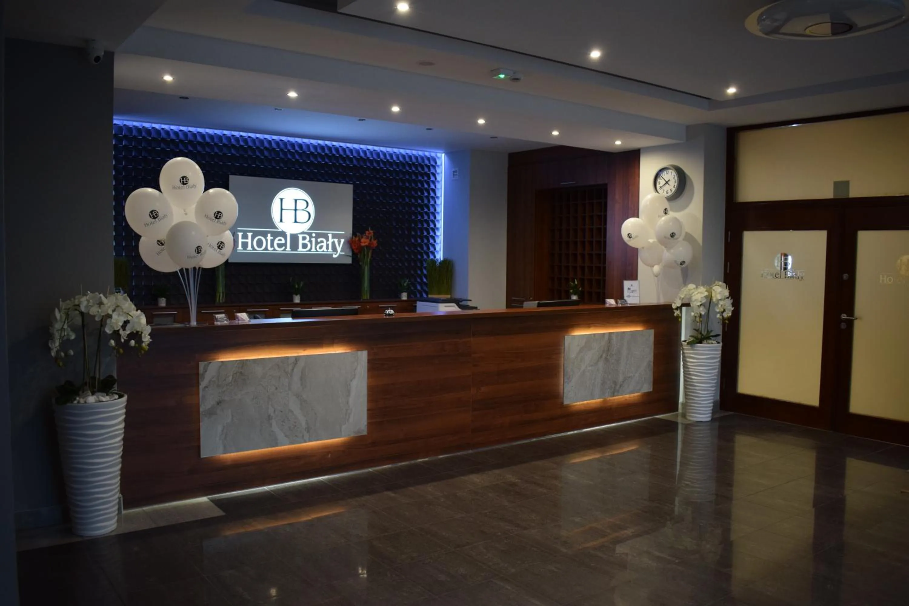 Lobby or reception in Hotel Biały