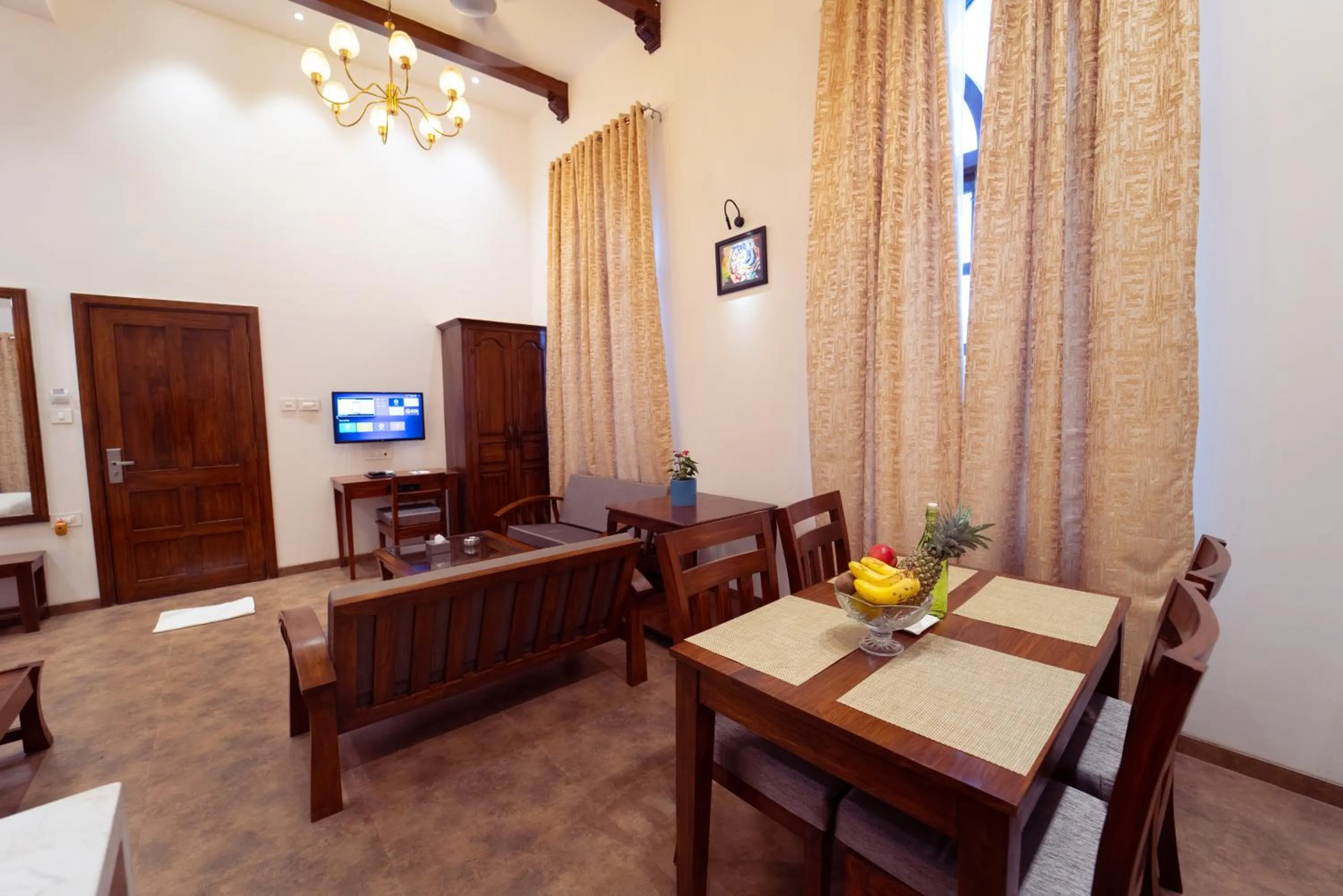 Dining area in La Serene Resort and Spa