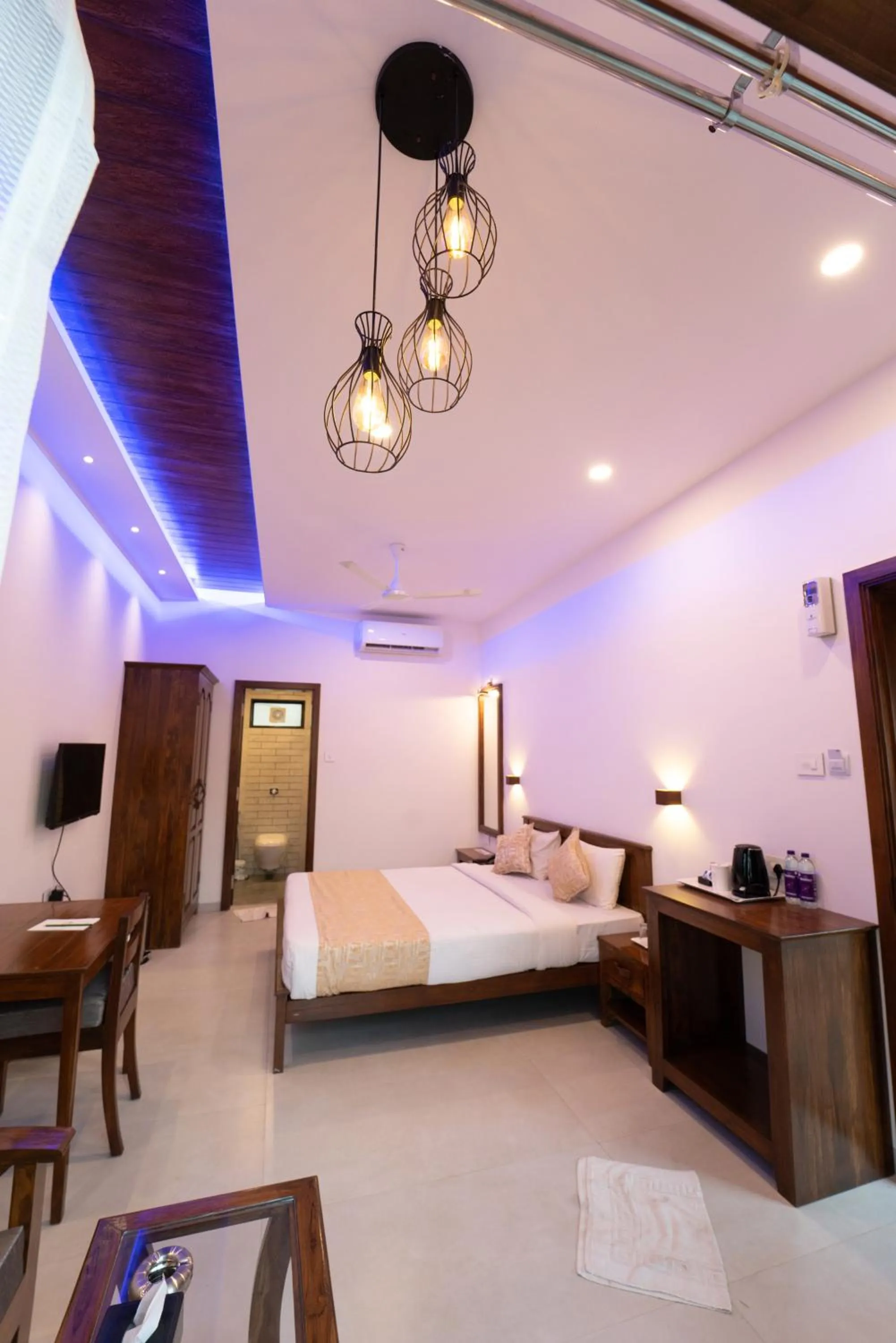 View (from property/room), Bed in La Serene Resort and Spa