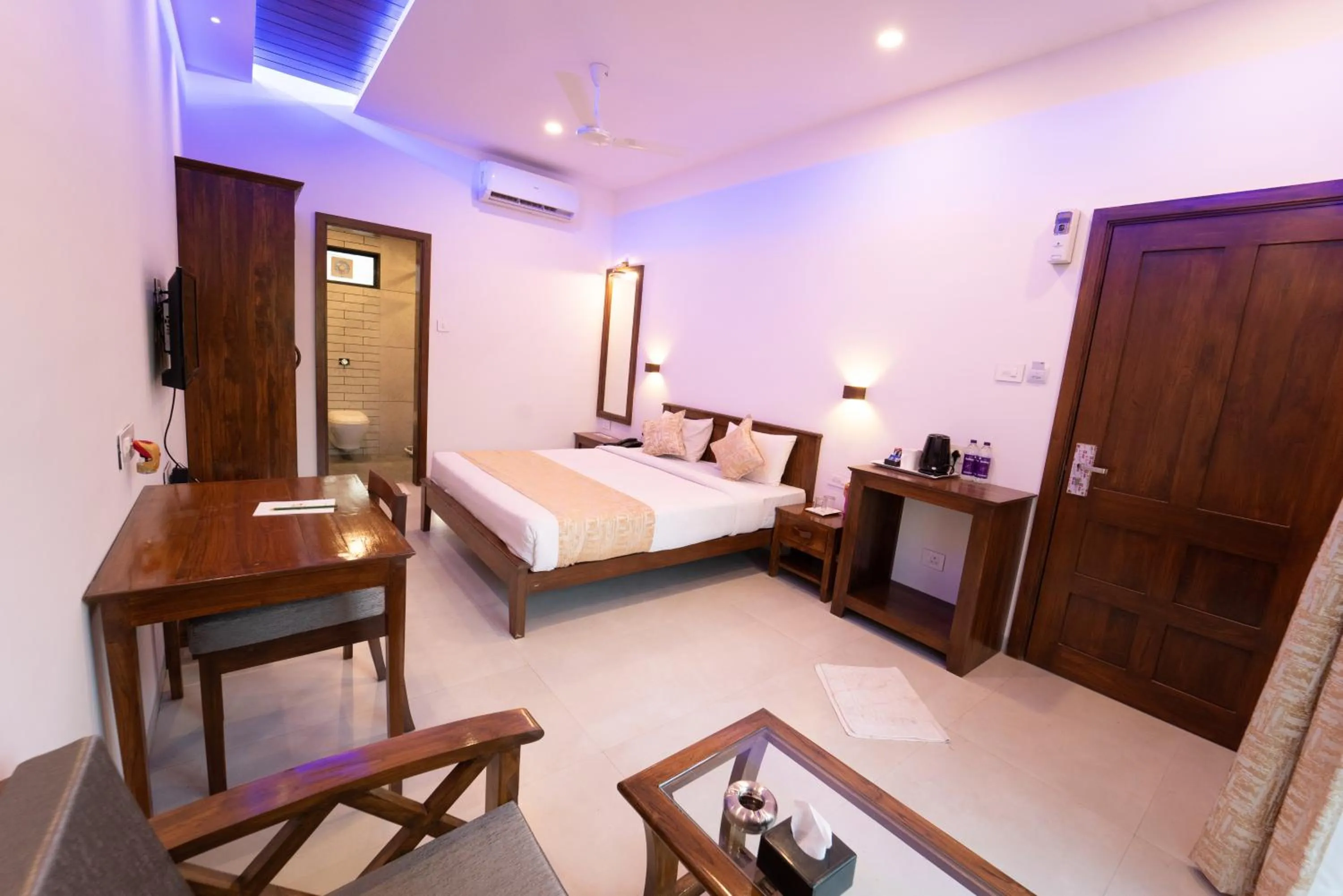 View (from property/room), Bed in La Serene Resort and Spa