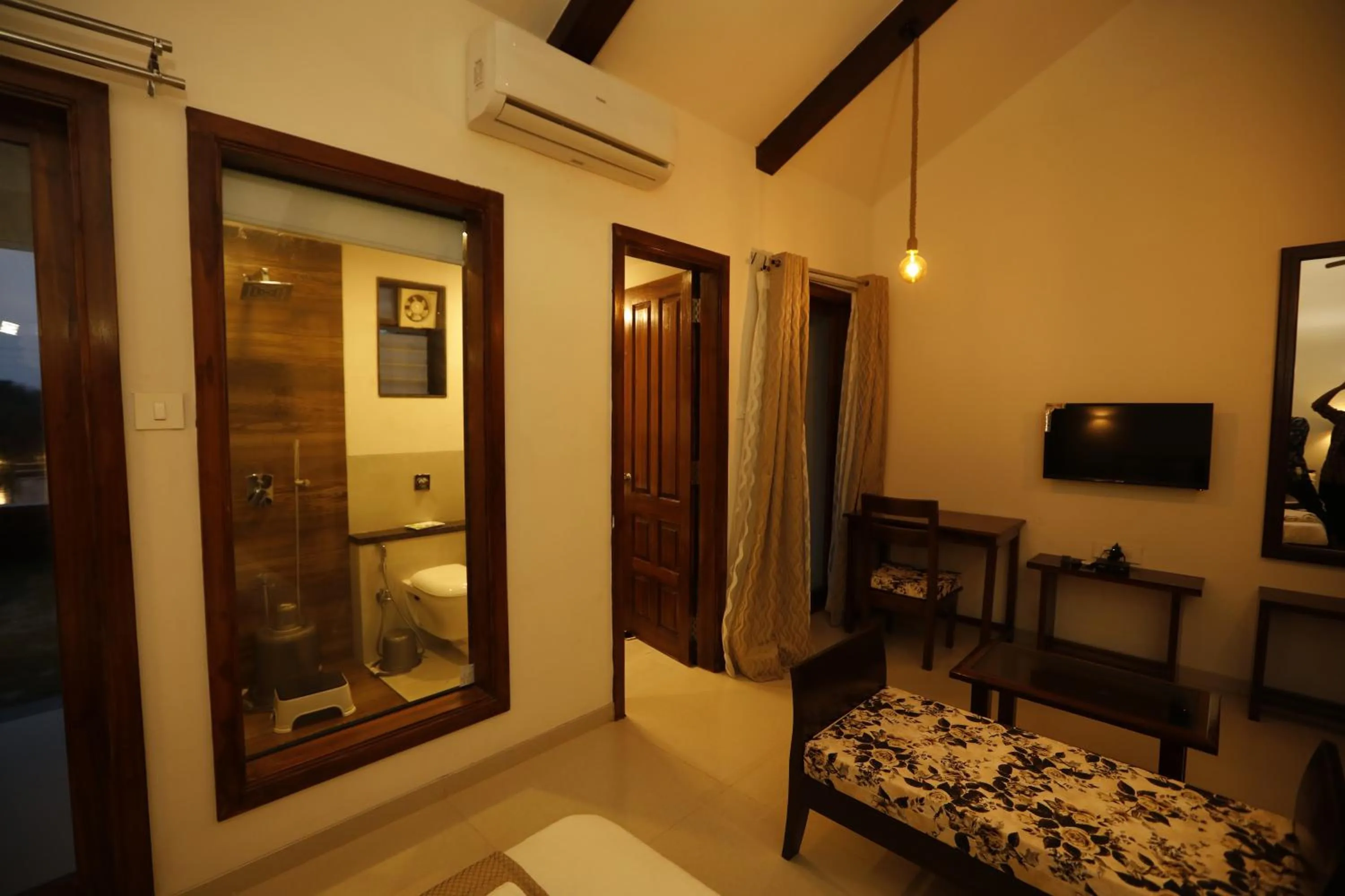 Bathroom, Bed in La Serene Resort and Spa