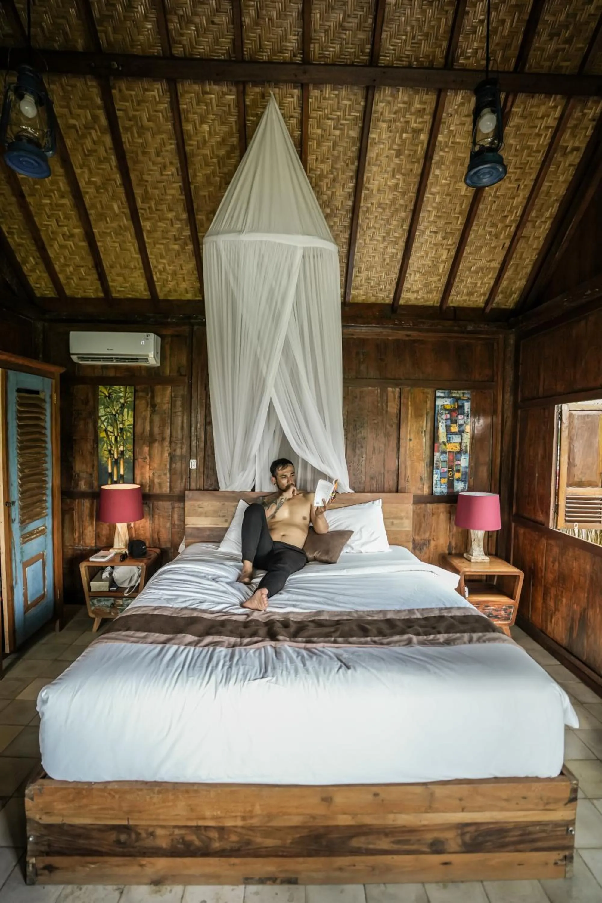 Bed in Gladak di Uma Bali