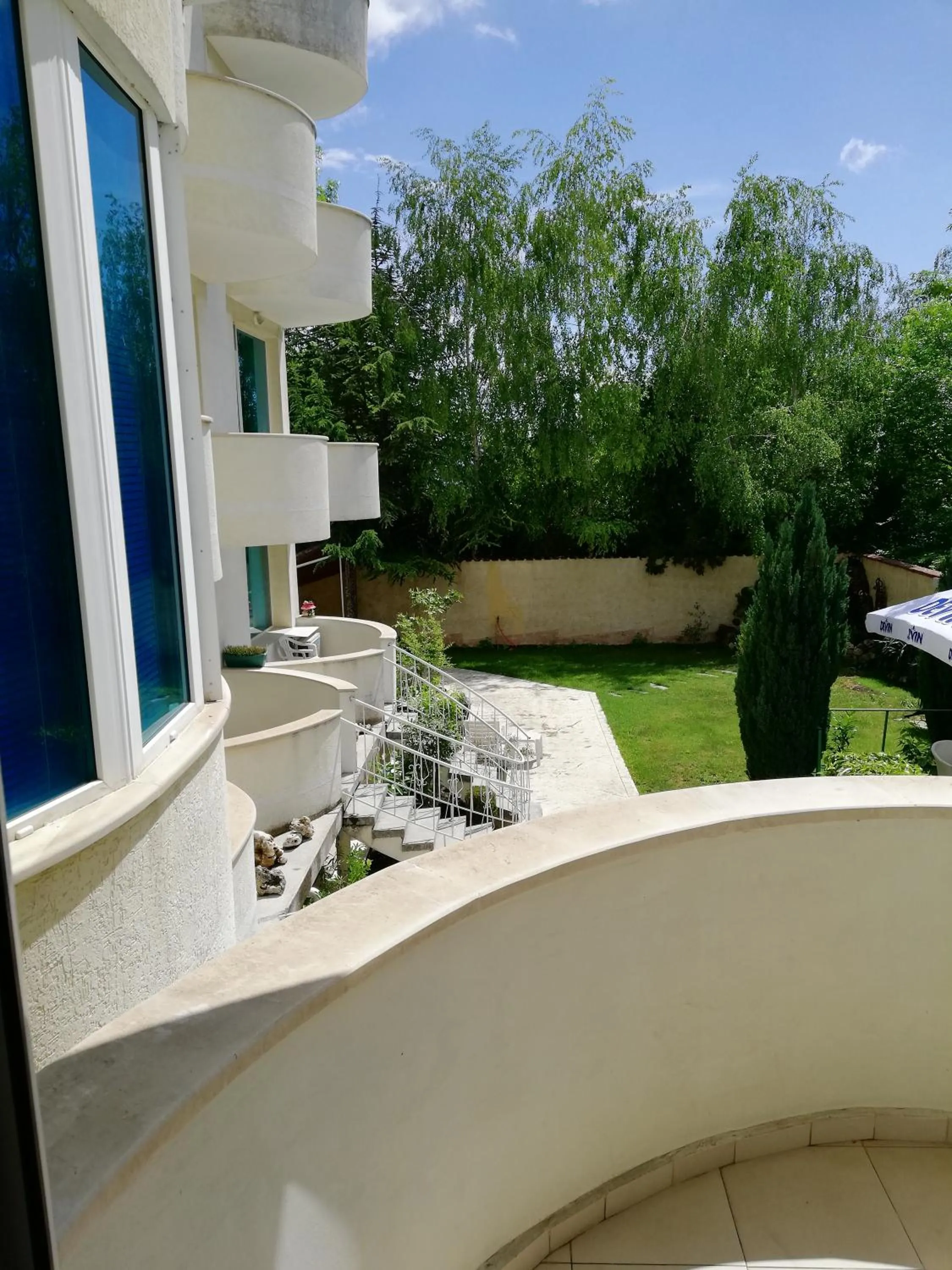 Garden view in Hotel Veronika