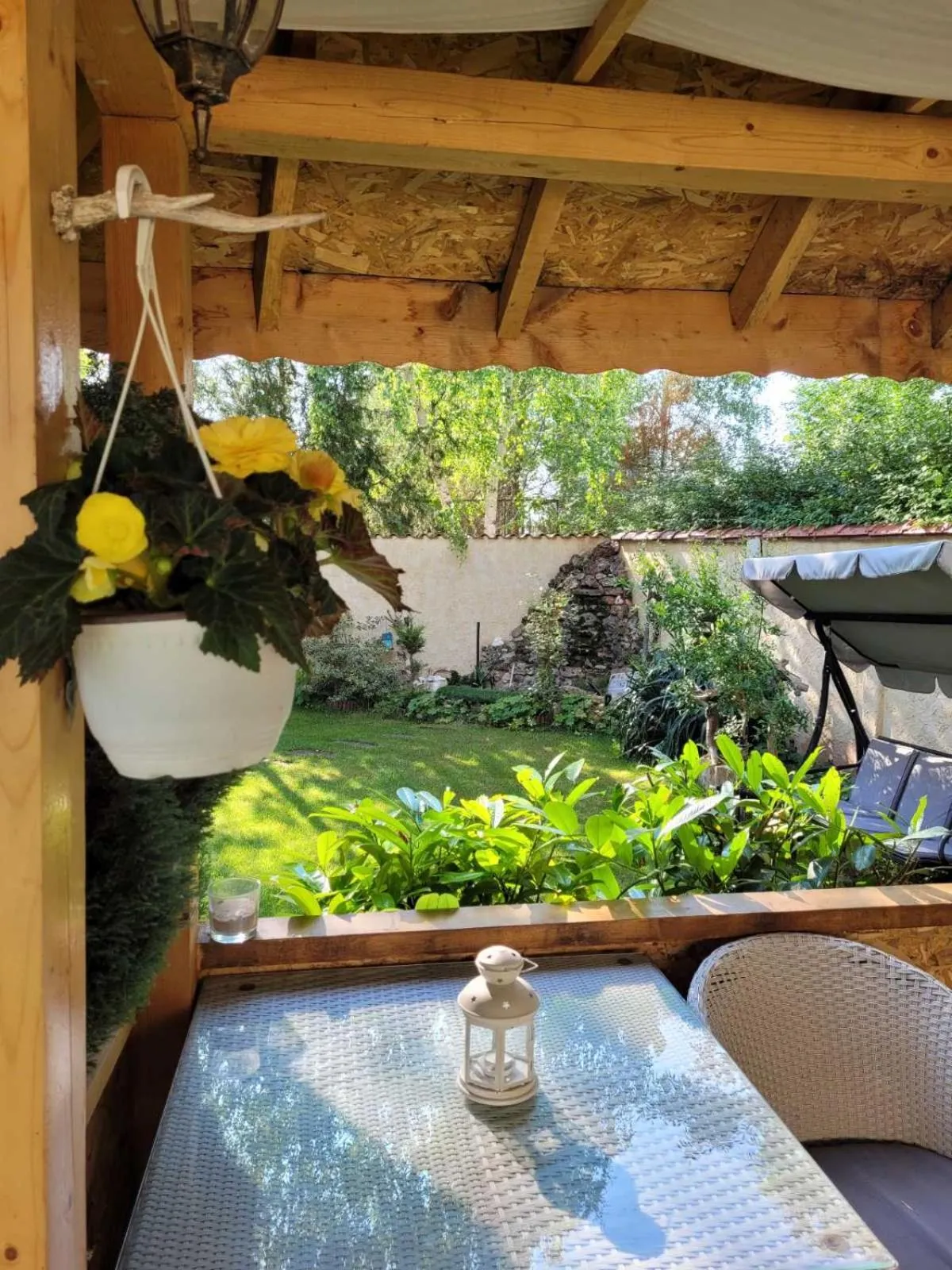 Garden view in Hotel Veronika