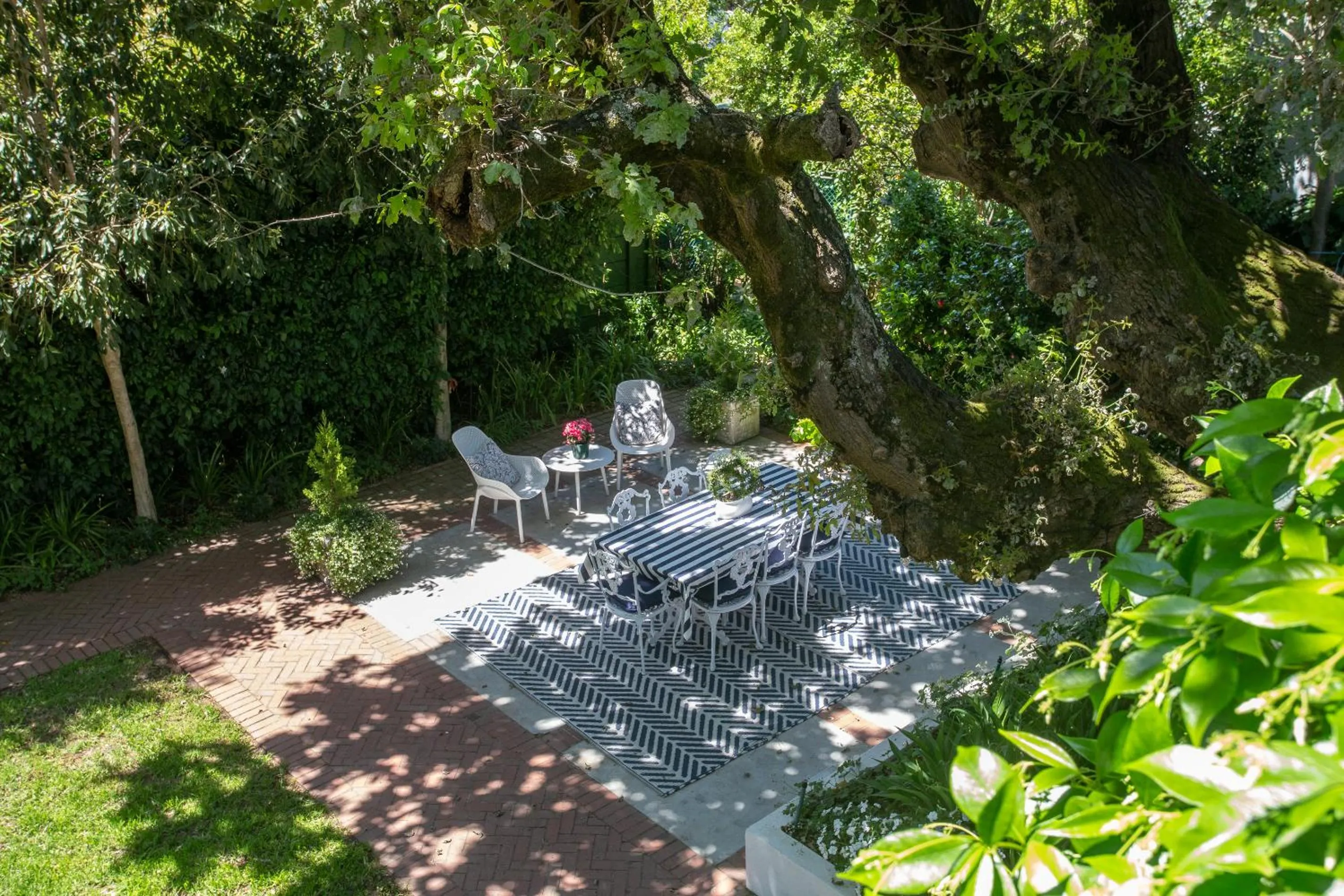 Garden view in Sandown Lodge