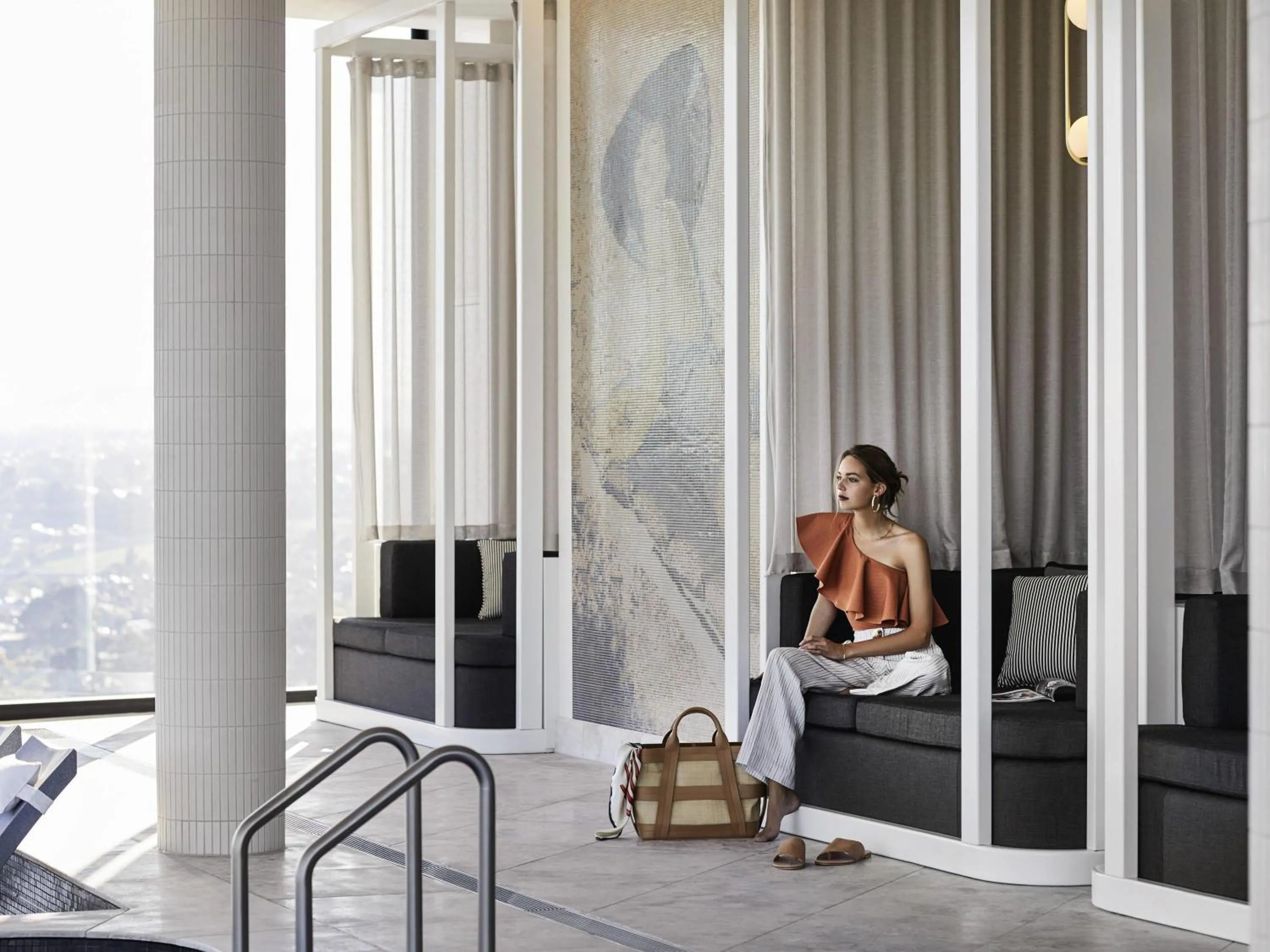 Pool view in Hotel Chadstone Melbourne MGallery Collection