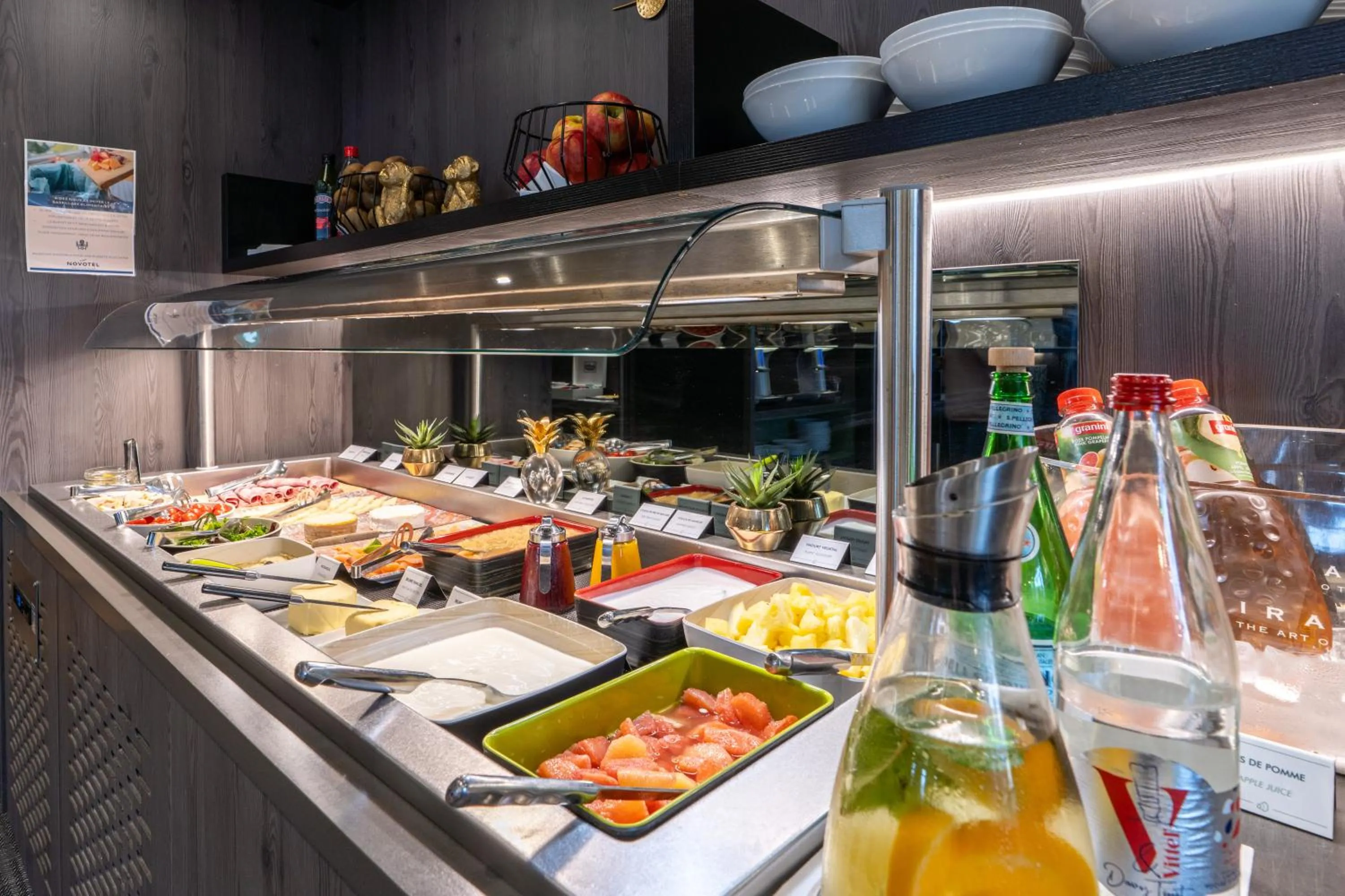 Continental breakfast in Novotel Deauville Plage