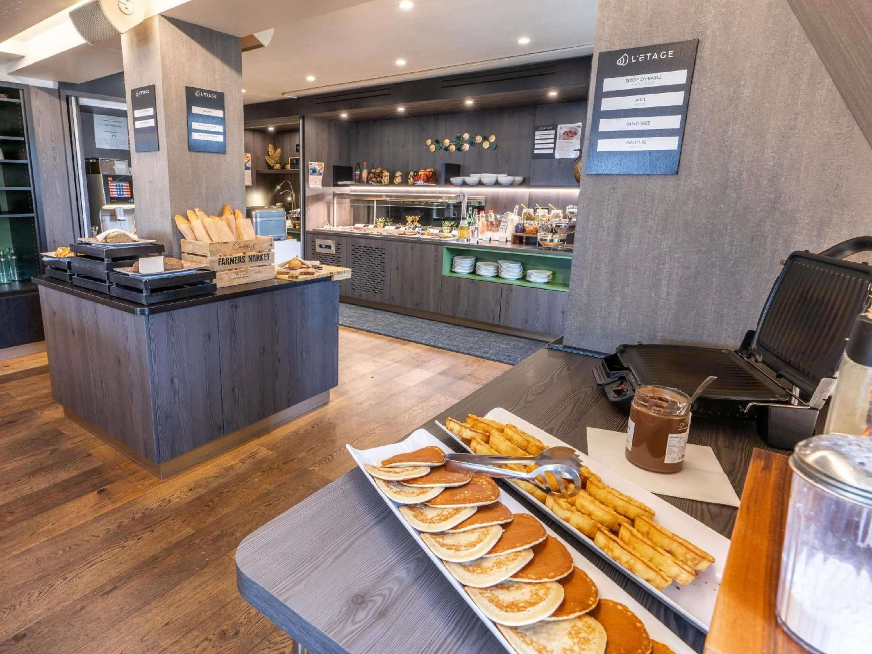 Breakfast in Novotel Deauville Plage