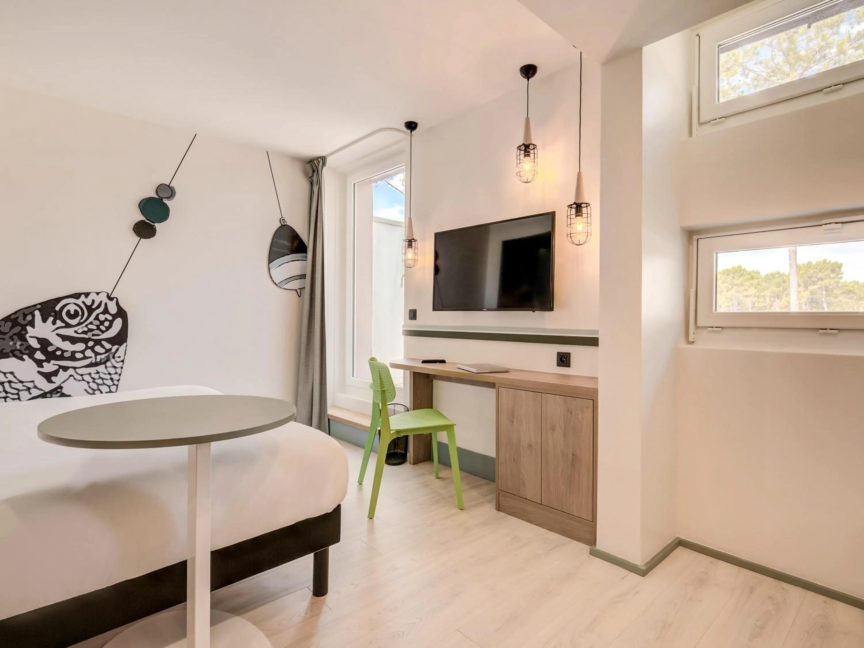 Bed in ibis Styles Arcachon Gujan Mestras