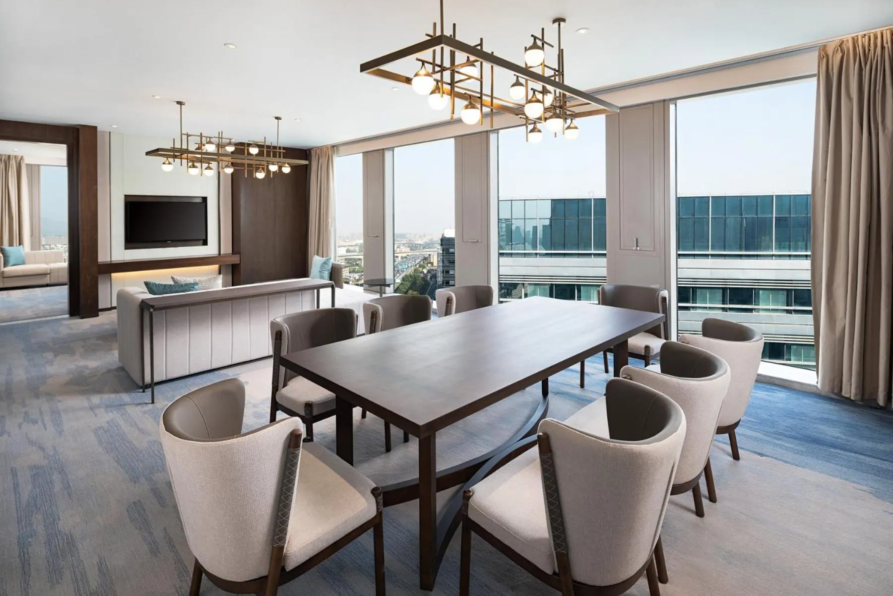 Living room in Radisson Blu Hangzhou Xintiandi