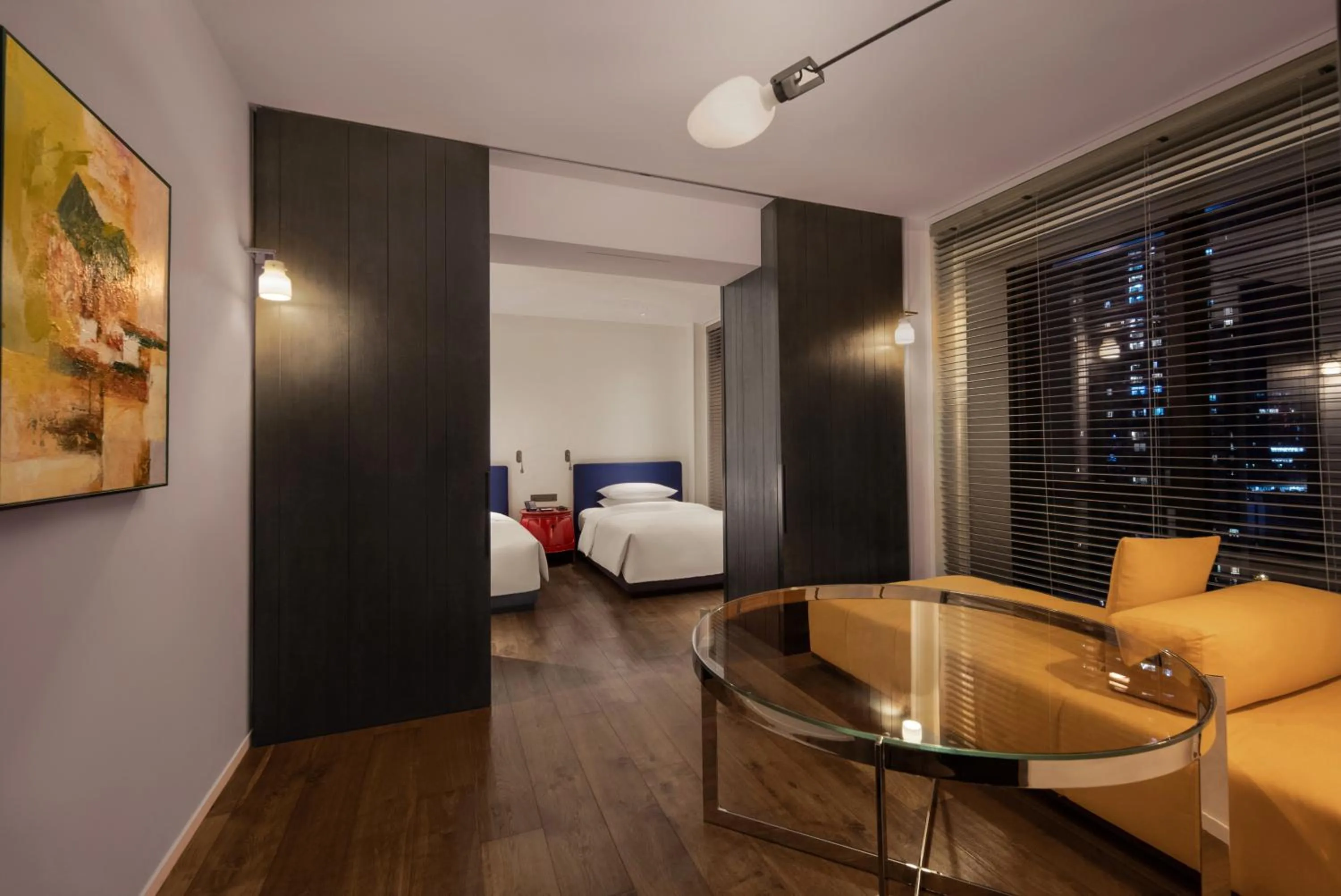 Bedroom, Bed in Hotel Kapok Shenzhen HouHai (Close to Shenzhen Bay)