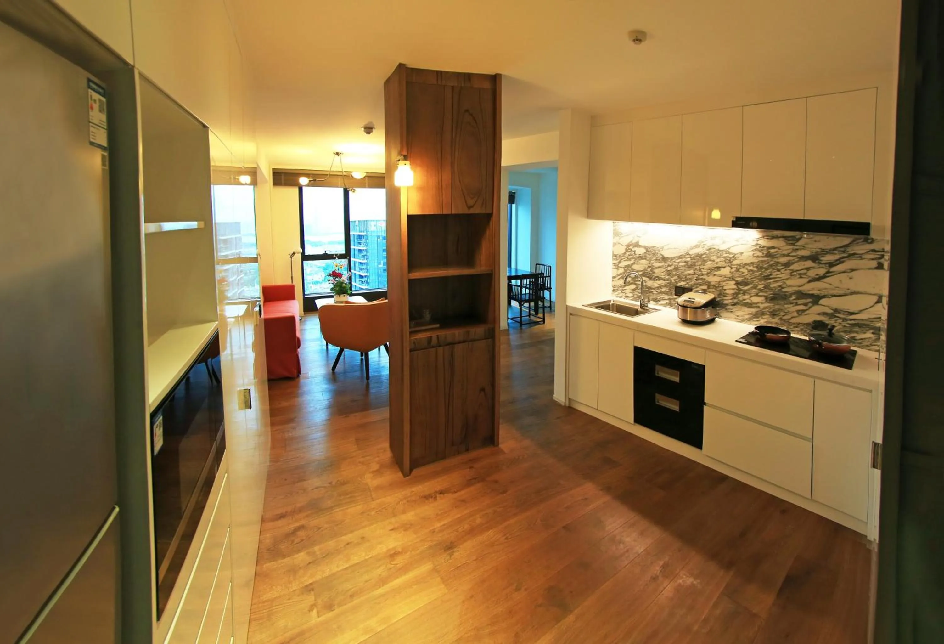 Living room in Hotel Kapok Shenzhen HouHai (Close to Shenzhen Bay)