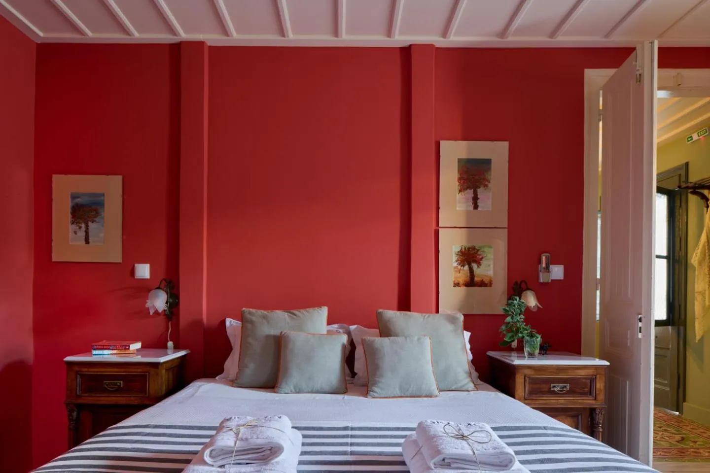 Bedroom, Bed in Sto Roloi Island Houses