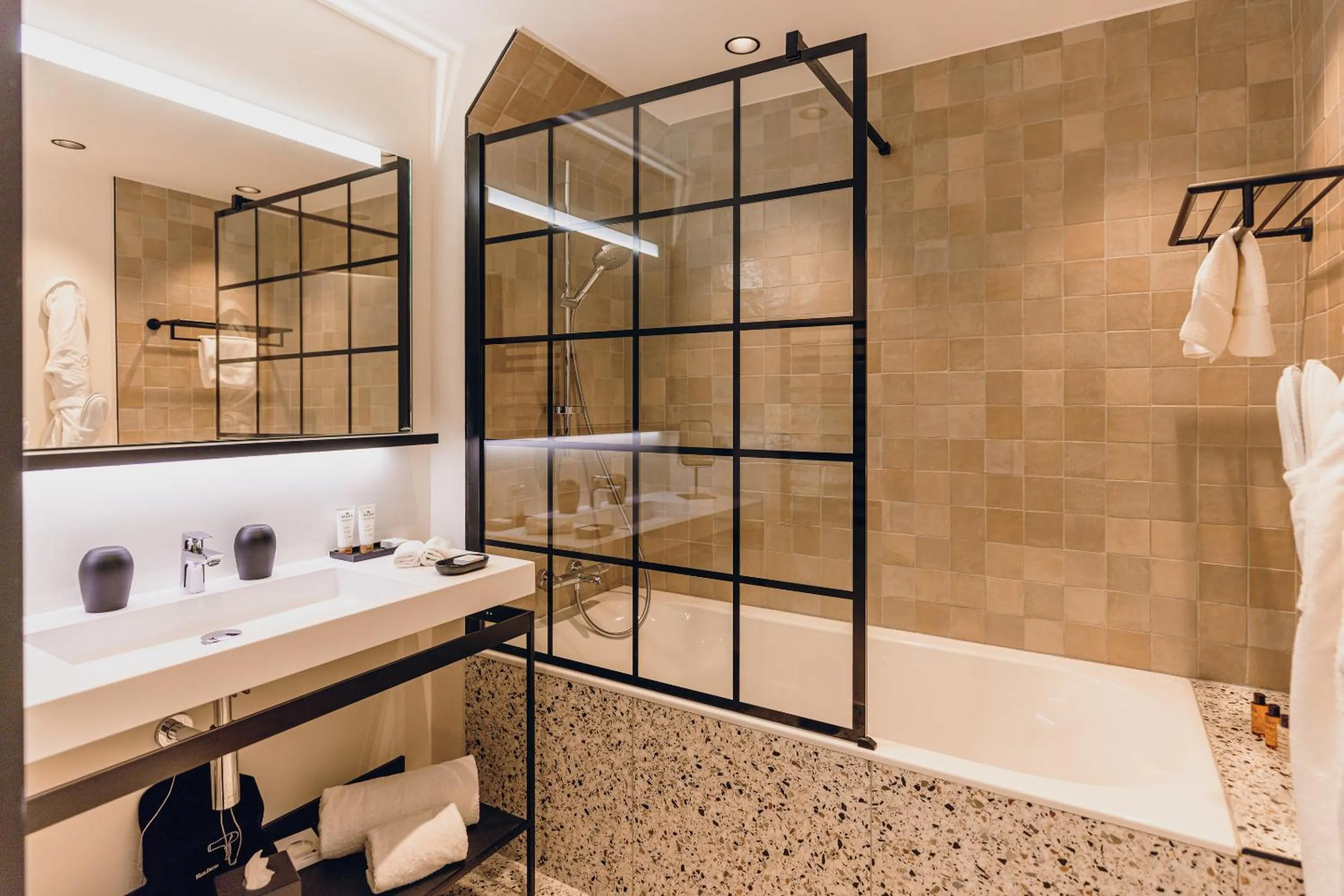 Bathroom in Cèdre Beaune, A Beauvallon Hotel & Spa