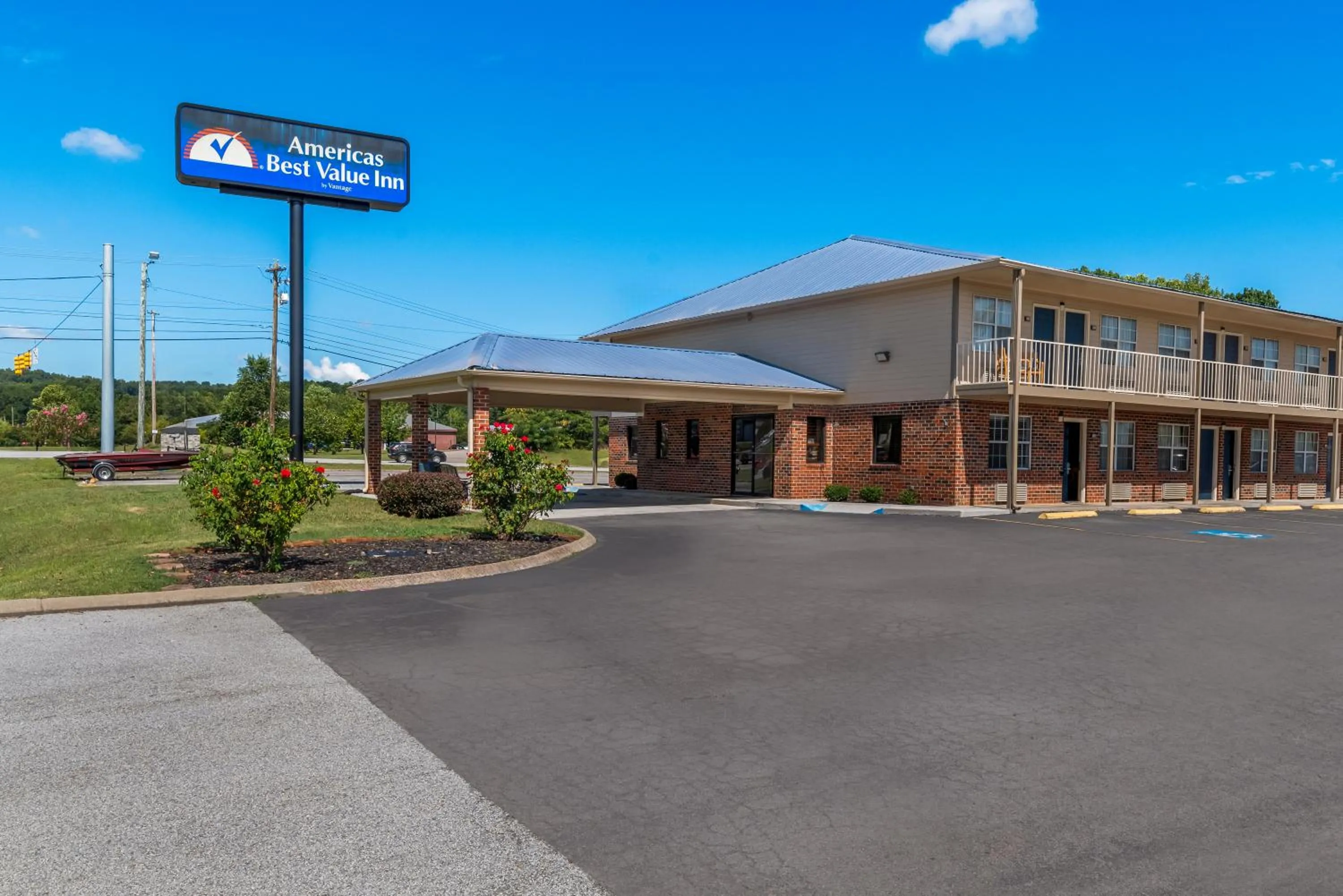 Property building in America's Best Value Inn-Athens