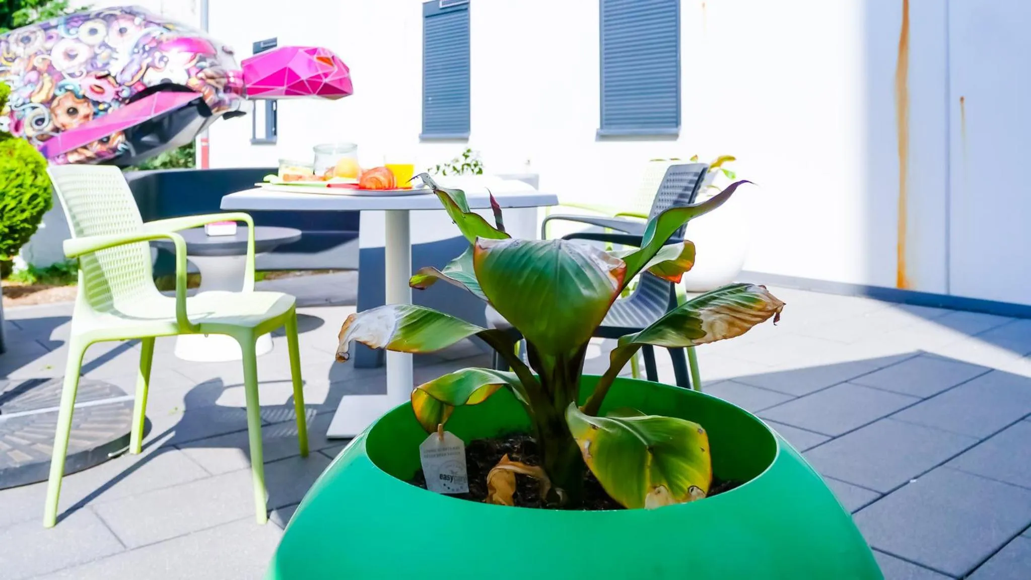 Patio in ibis Styles Montbéliard