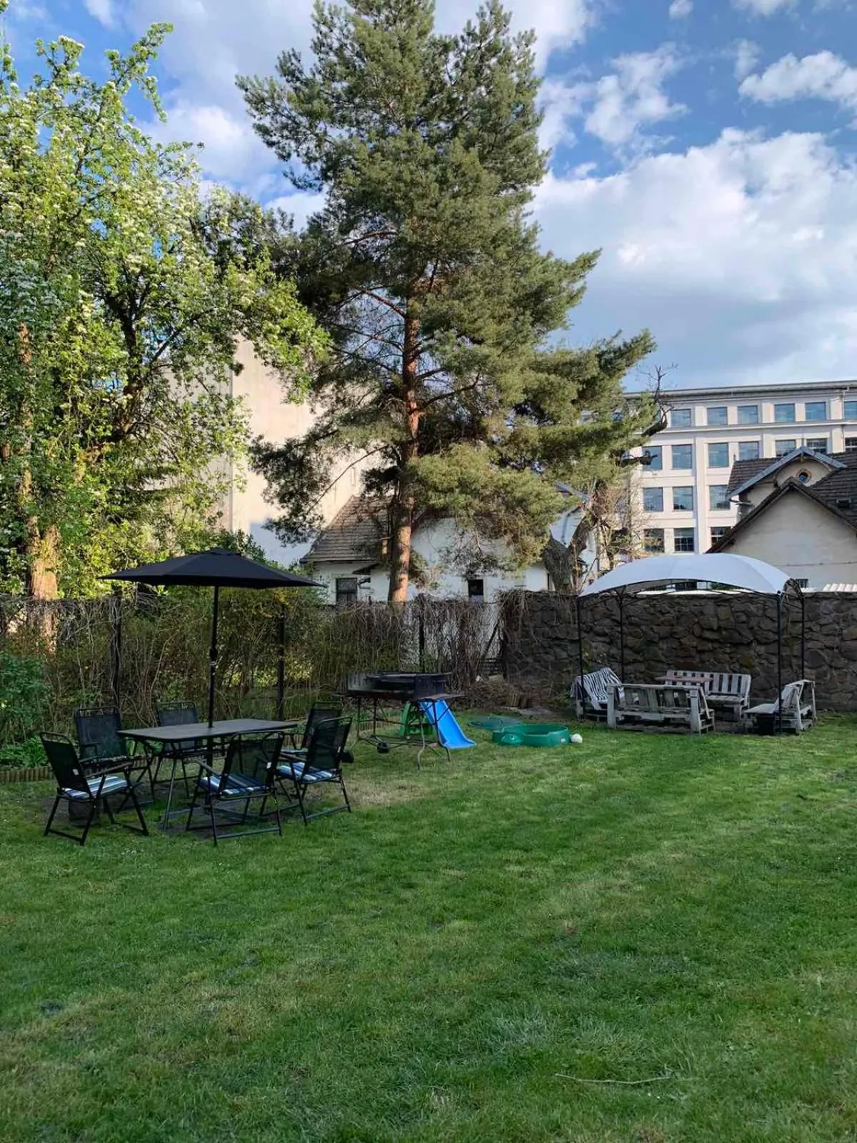 Patio in Willa Retro Hostel & Garden