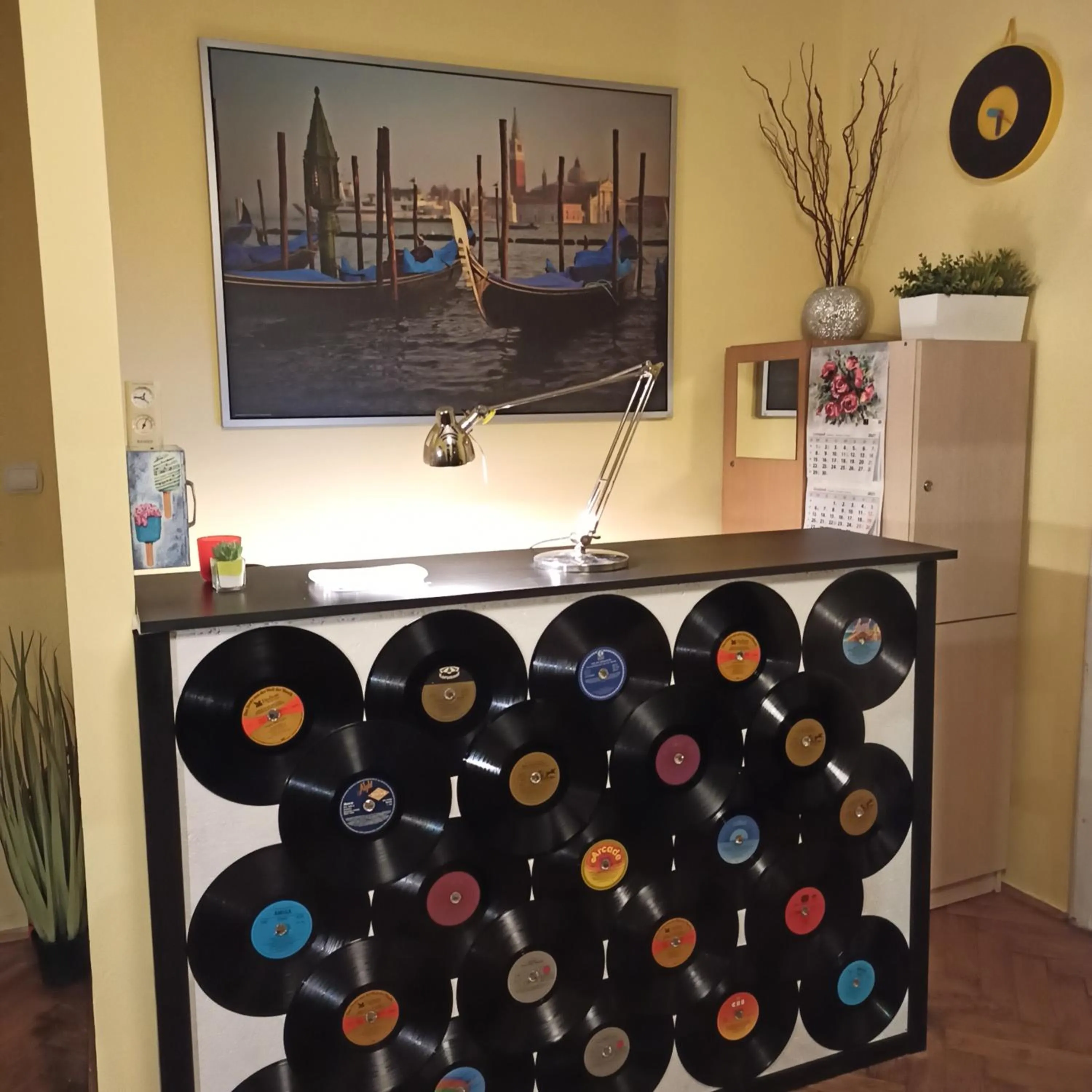 Living room in Willa Retro Hostel & Garden