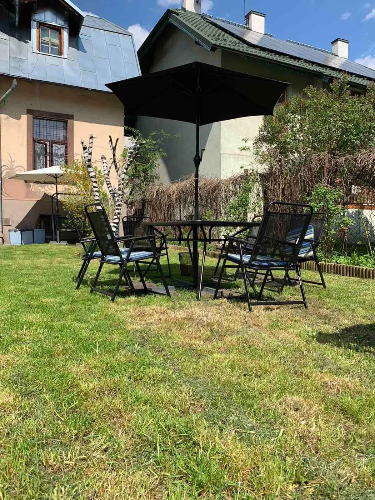 Patio in Willa Retro Hostel & Garden