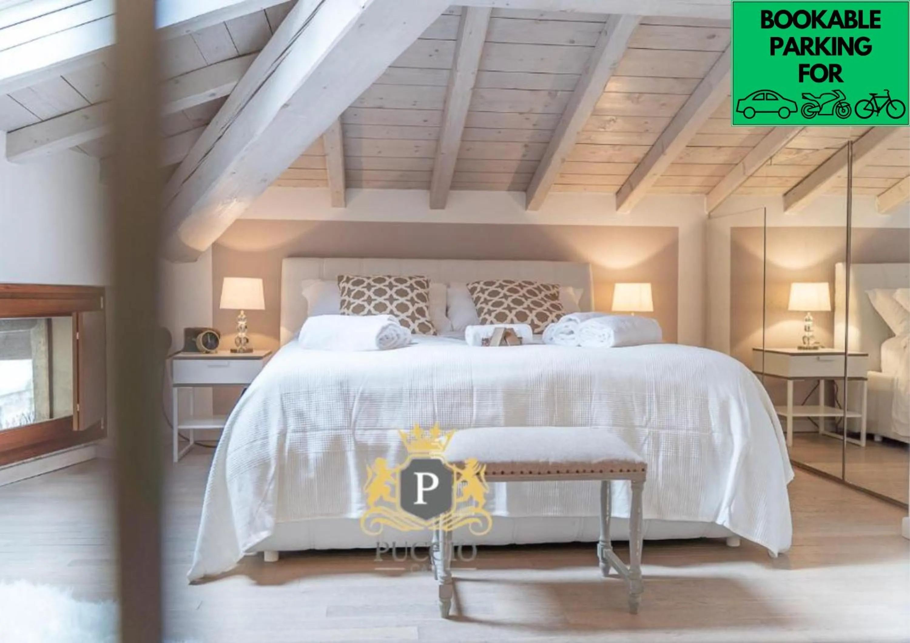 Bed in Arena Balcony