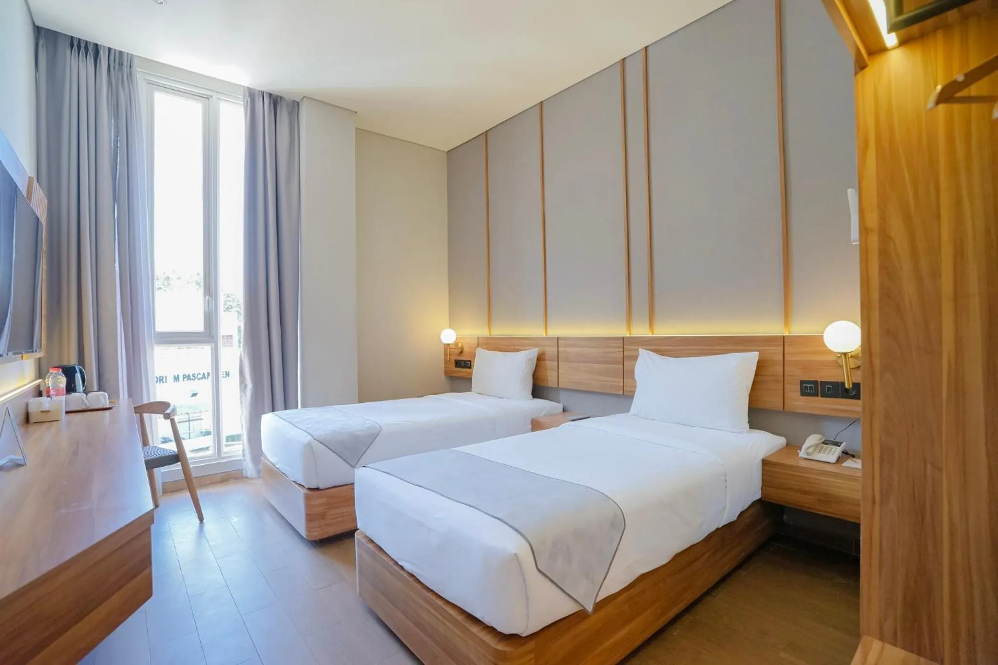 Bedroom, Bed in Facade Hotel by Azana