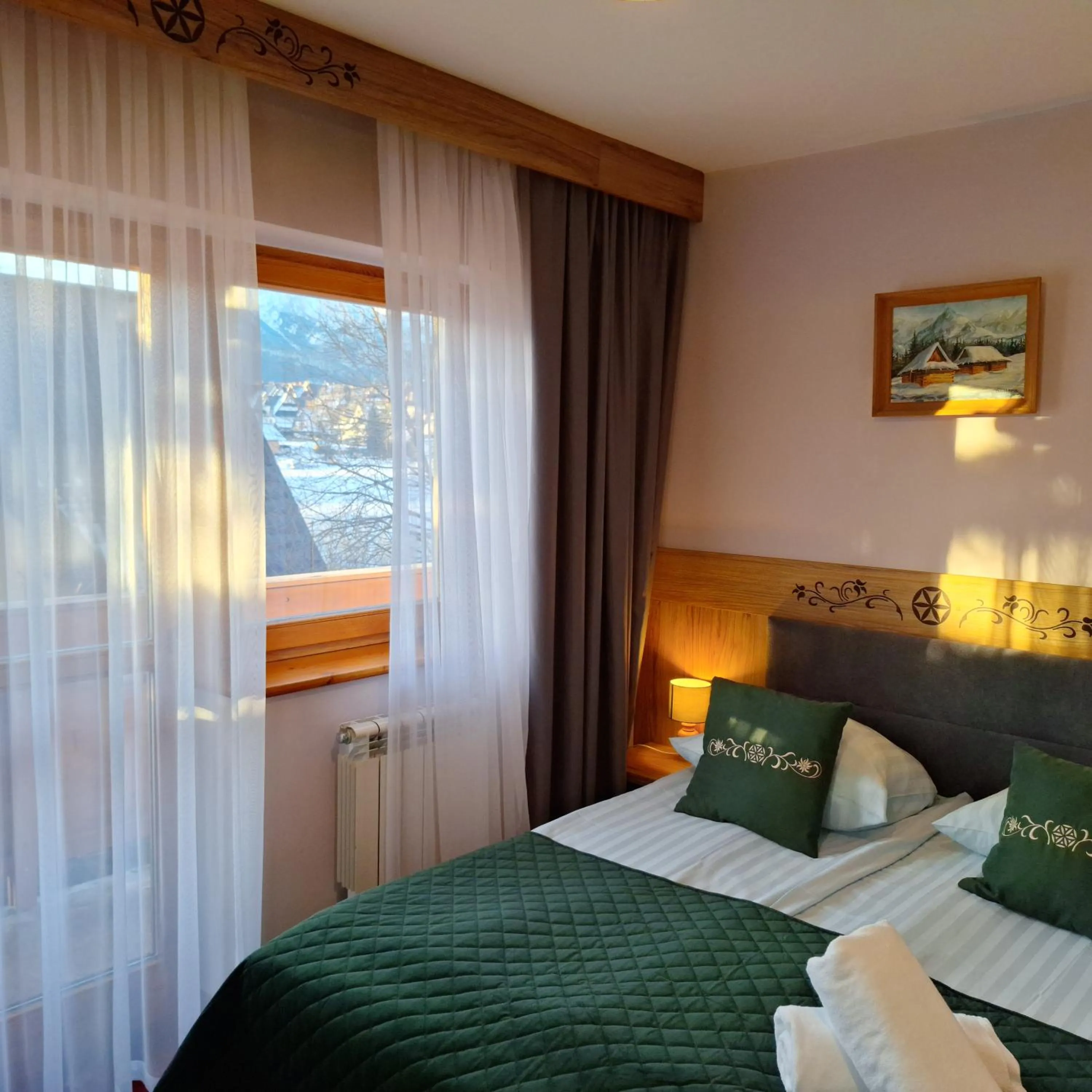 Bed in Willa u Kośle Zakopane