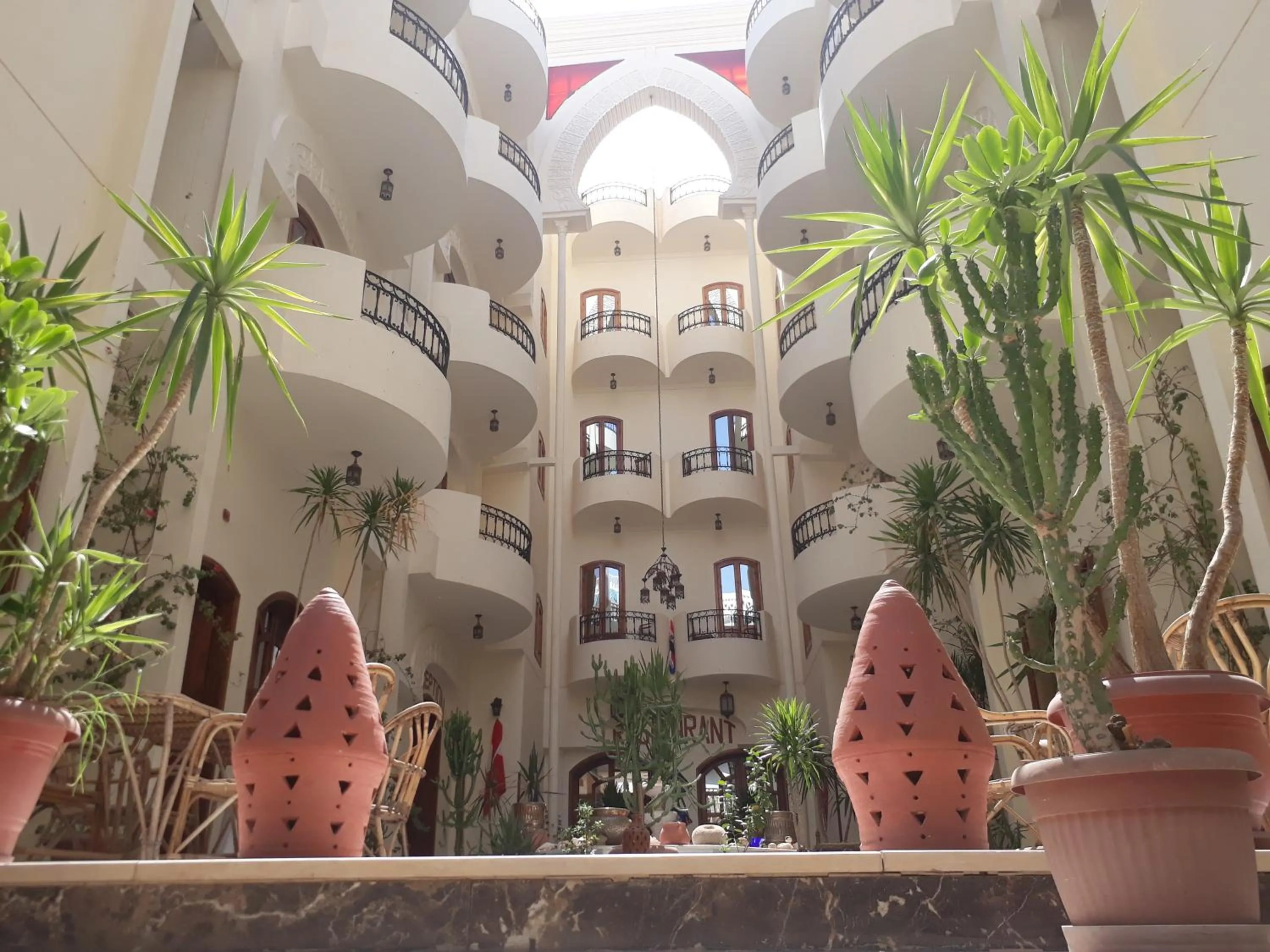 Facade/entrance in Al Hambra Hotel