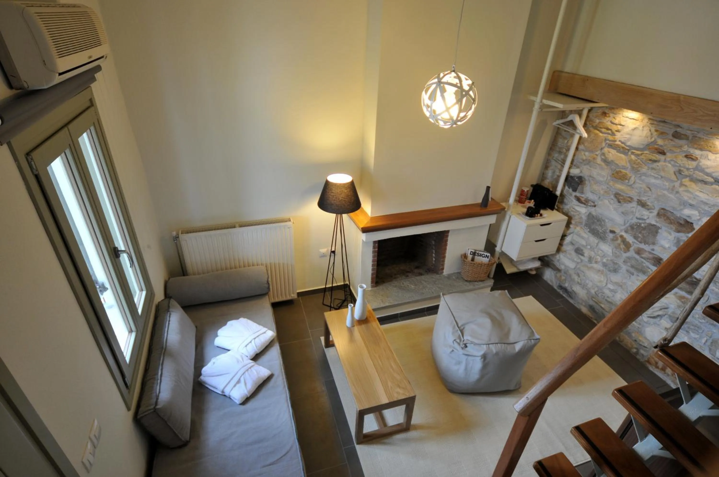 Photo of the whole room, Bed in Olga Hotel Mouresi