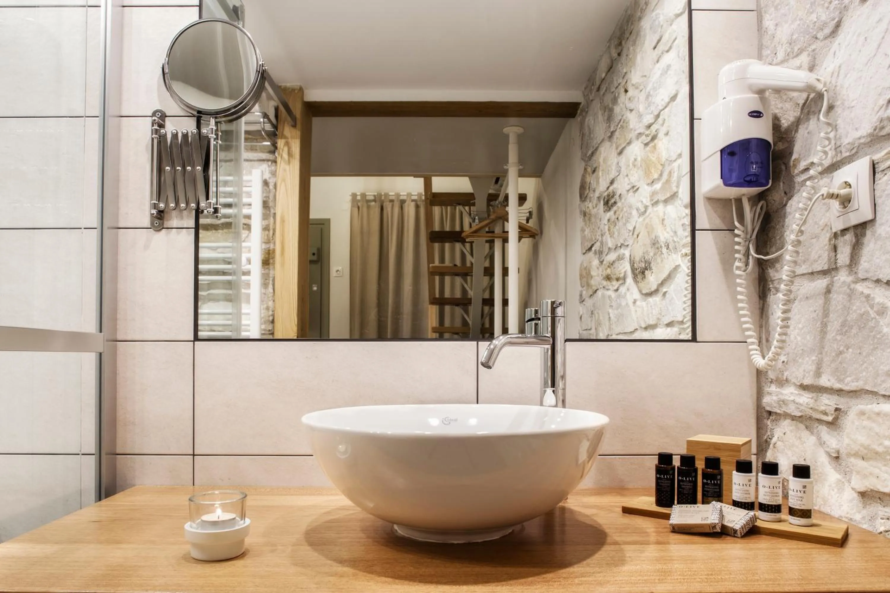 Bathroom in Olga Hotel Mouresi