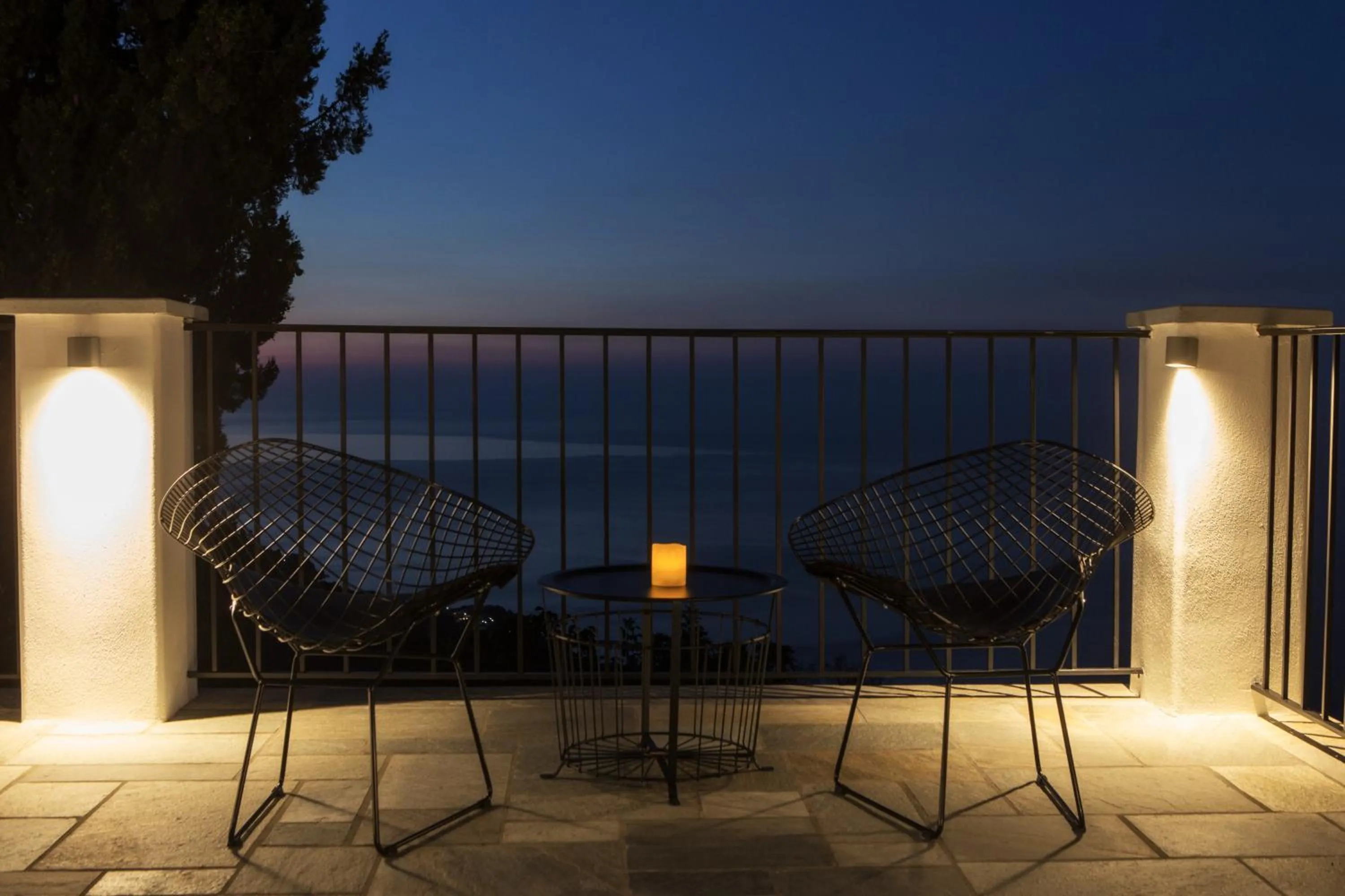 Patio in Olga Hotel Mouresi