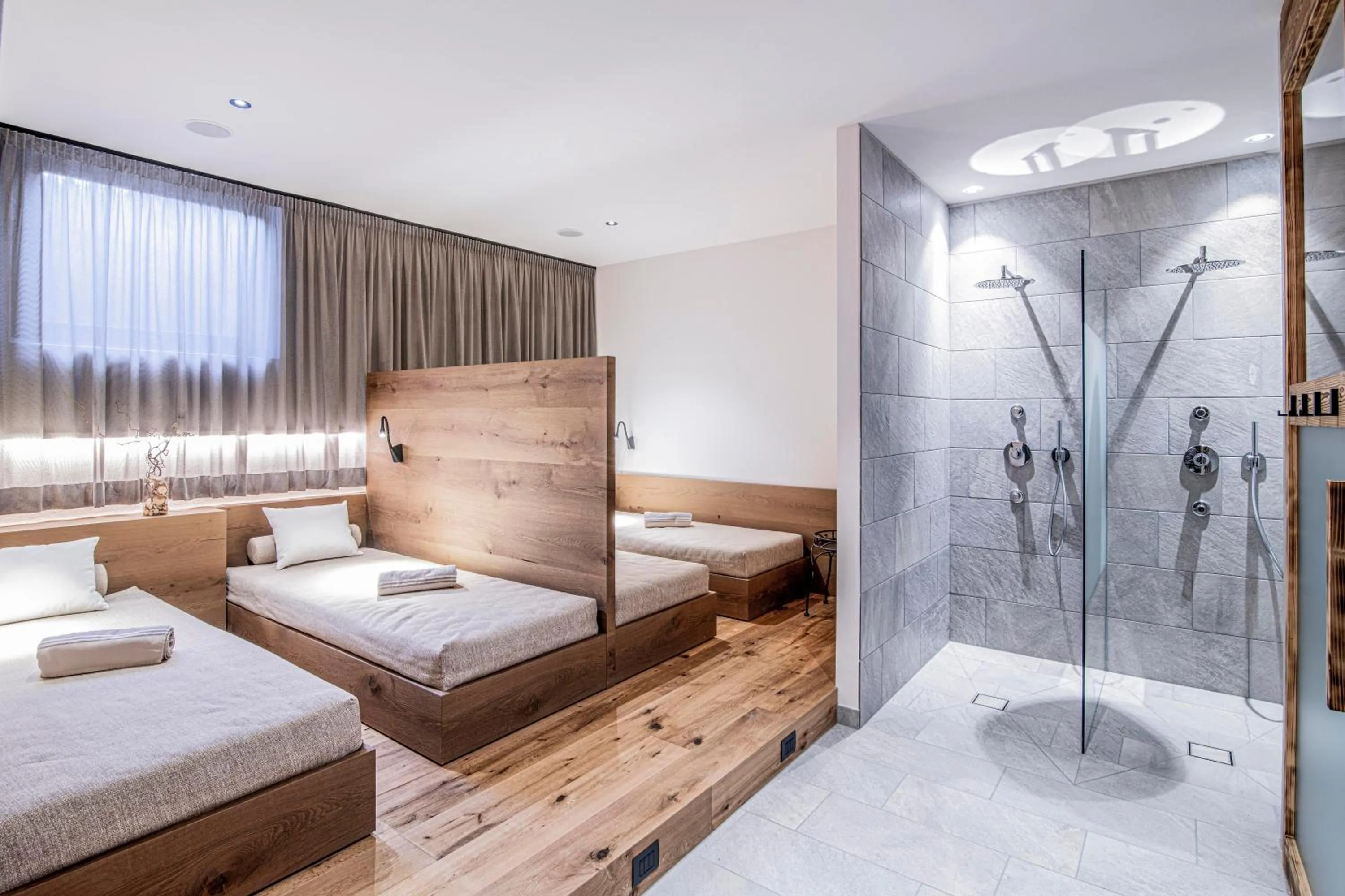 Sauna, Bed in Hotel Wieser