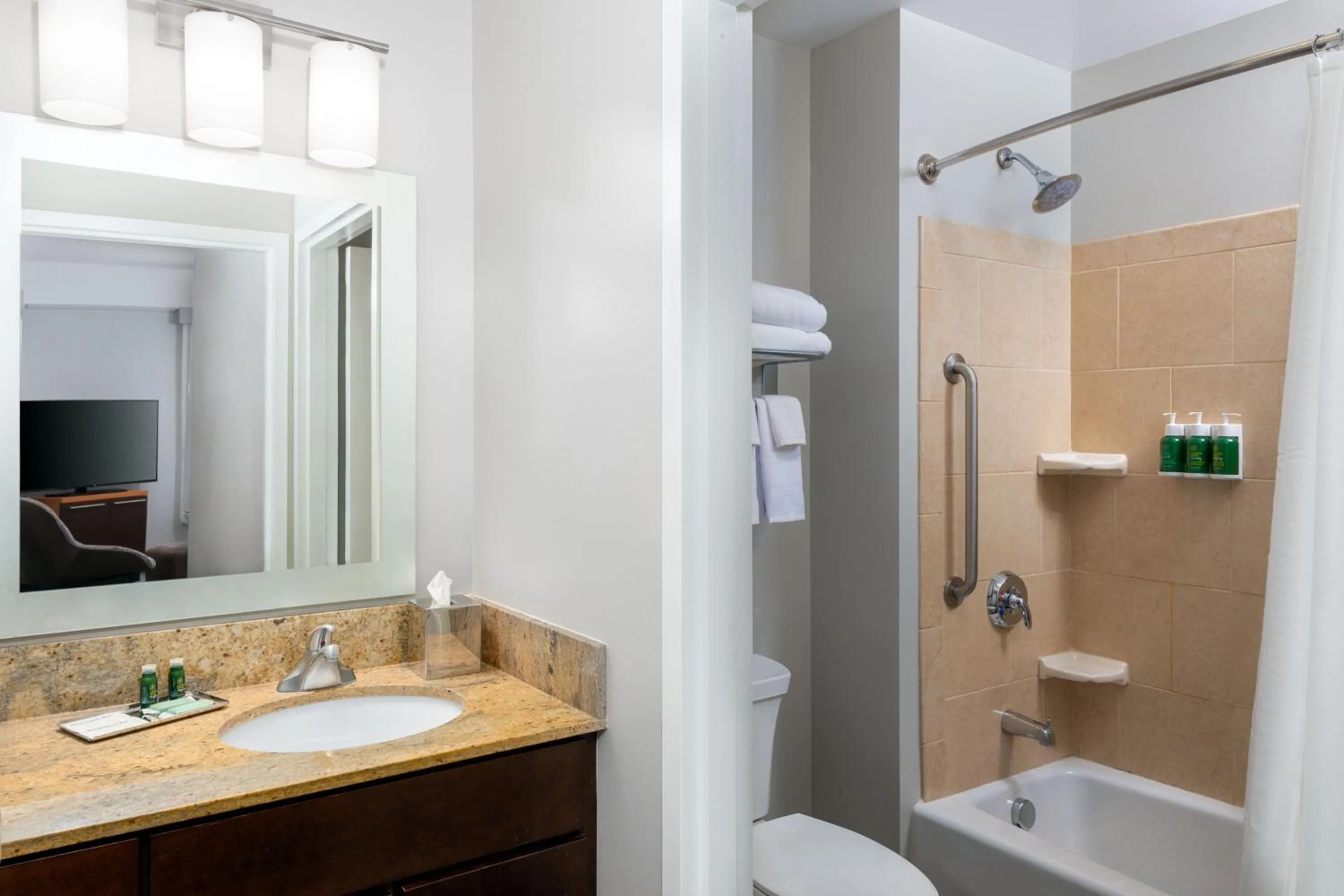 Bathroom in TownePlace Suites Buffalo Airport