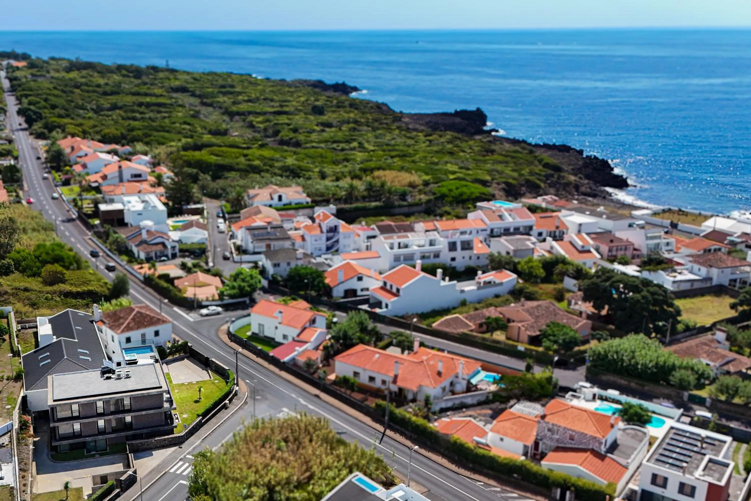 Bird's eye view in Aqua - Pópulo Eco Village
