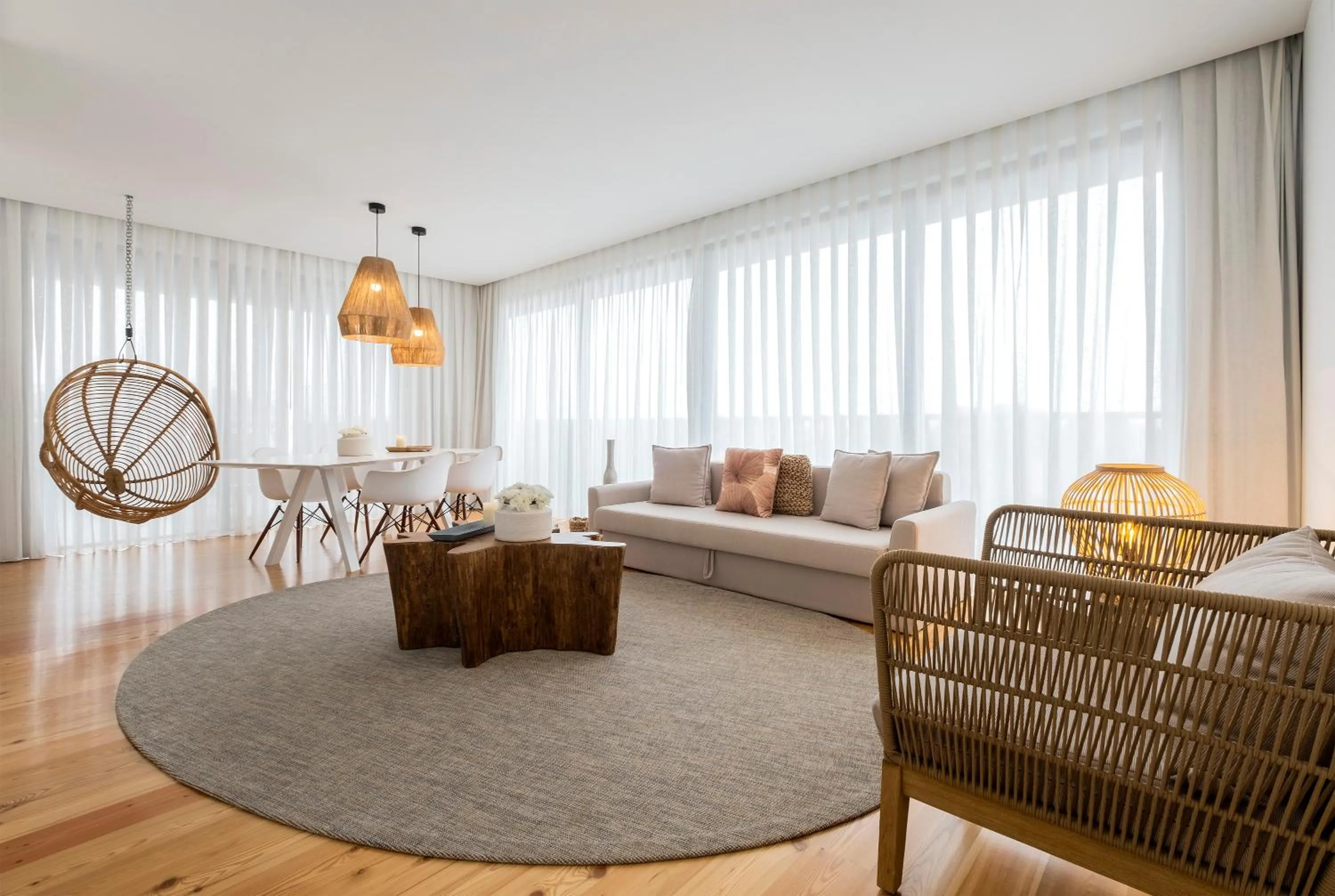 Living room in Aqua - Pópulo Eco Village