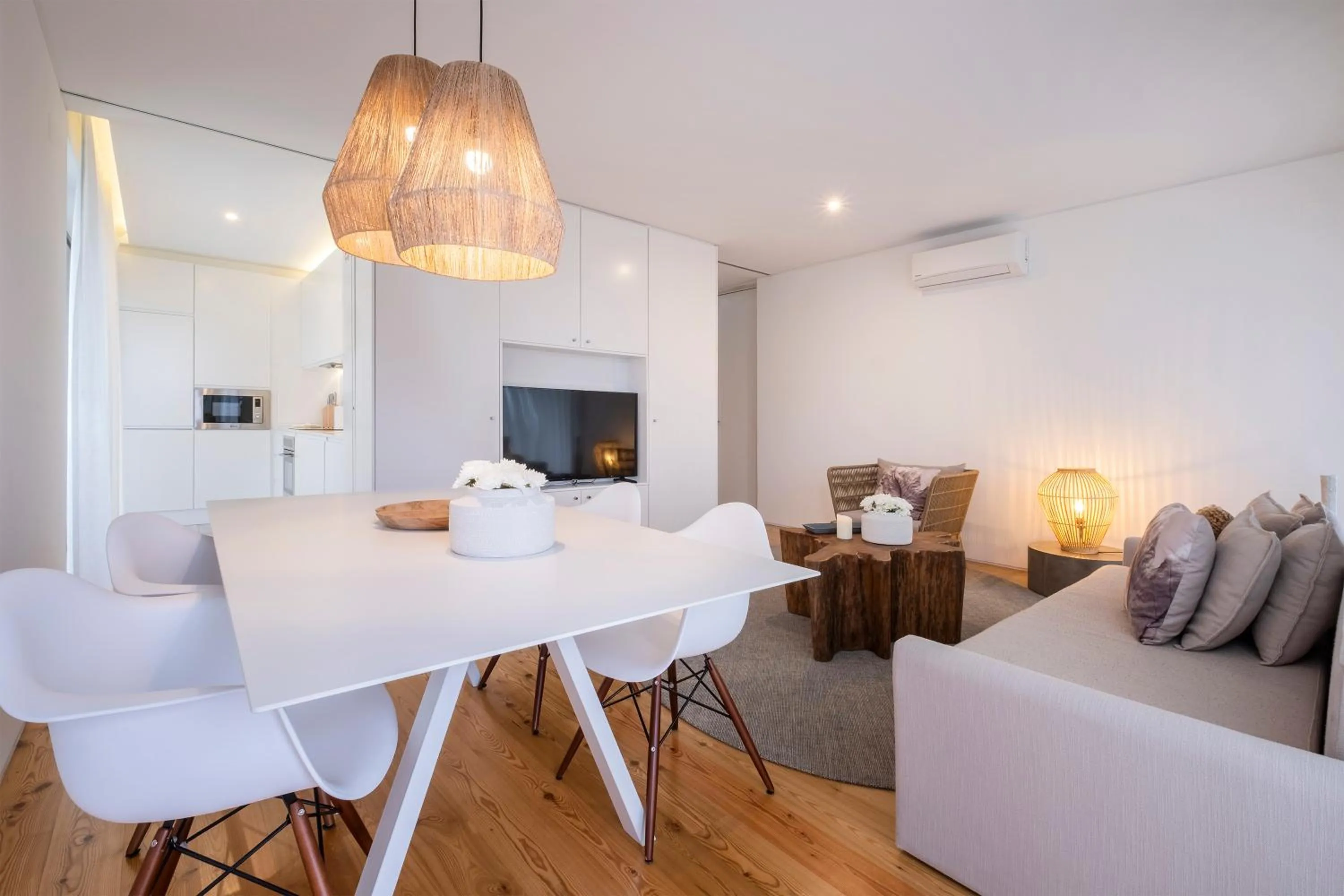 Living room in Aqua - Pópulo Eco Village