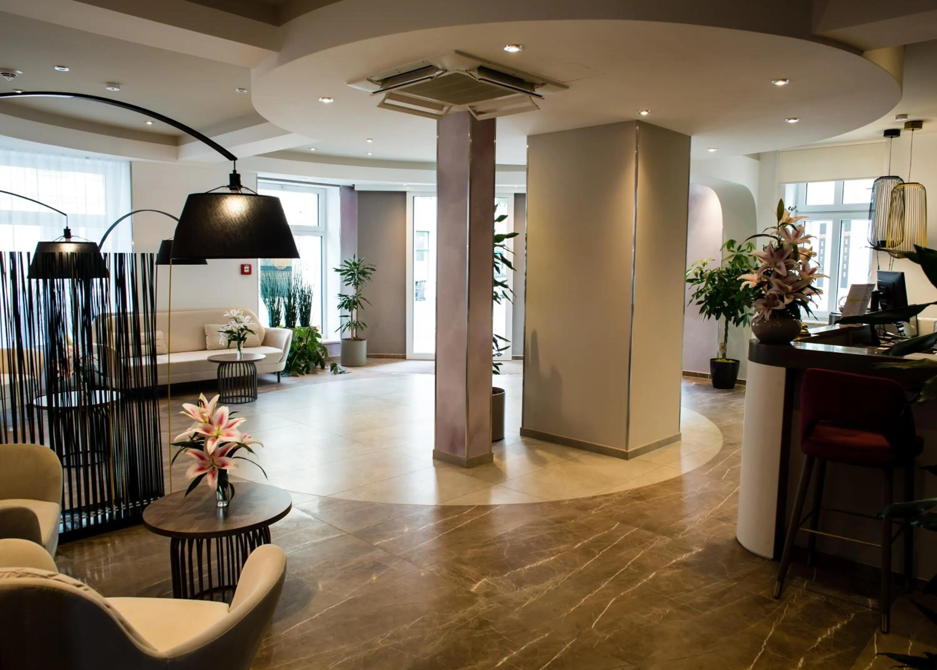 Lobby or reception in Hotel Atlas Leipzig