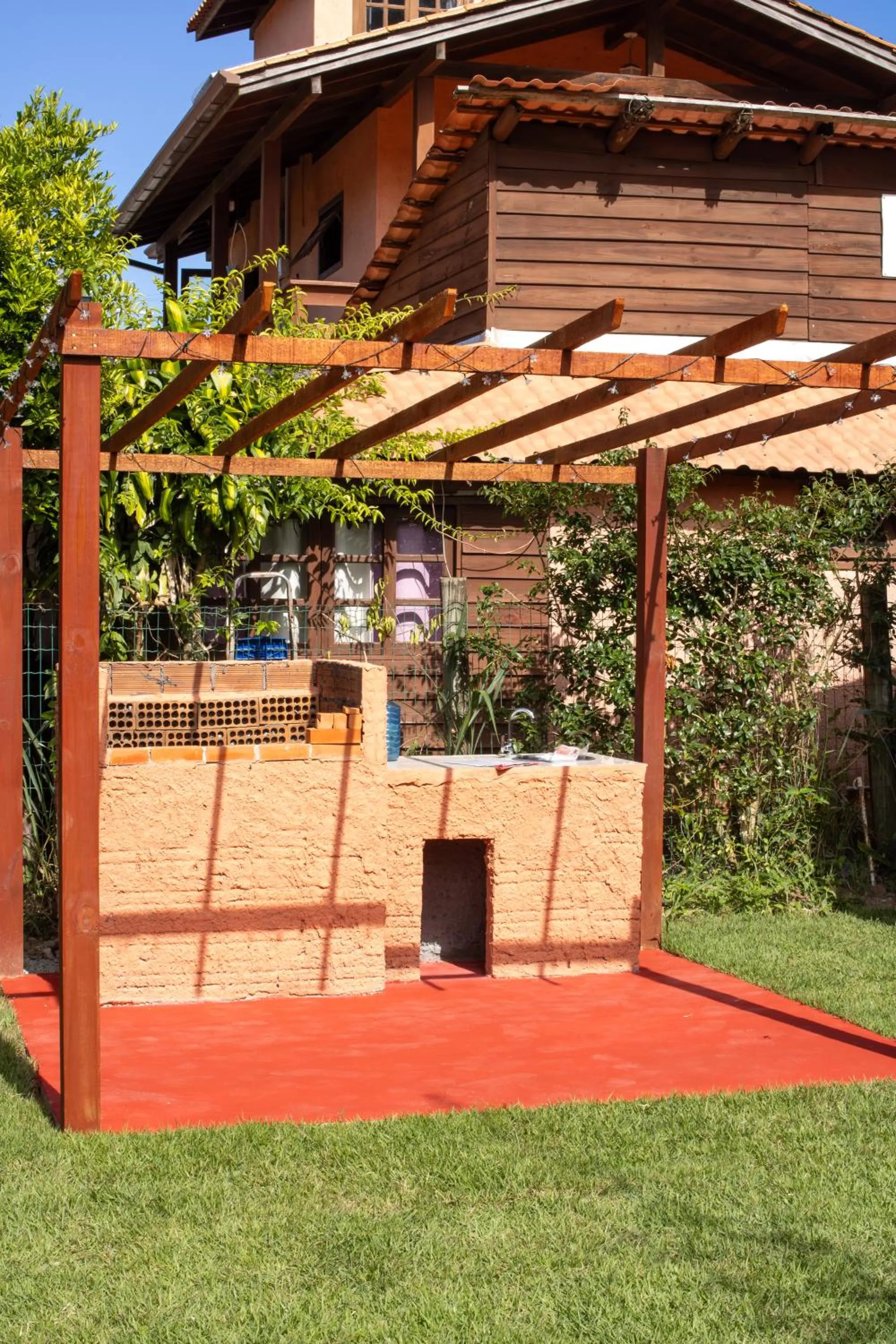 BBQ facilities in Green Mountain Pousada