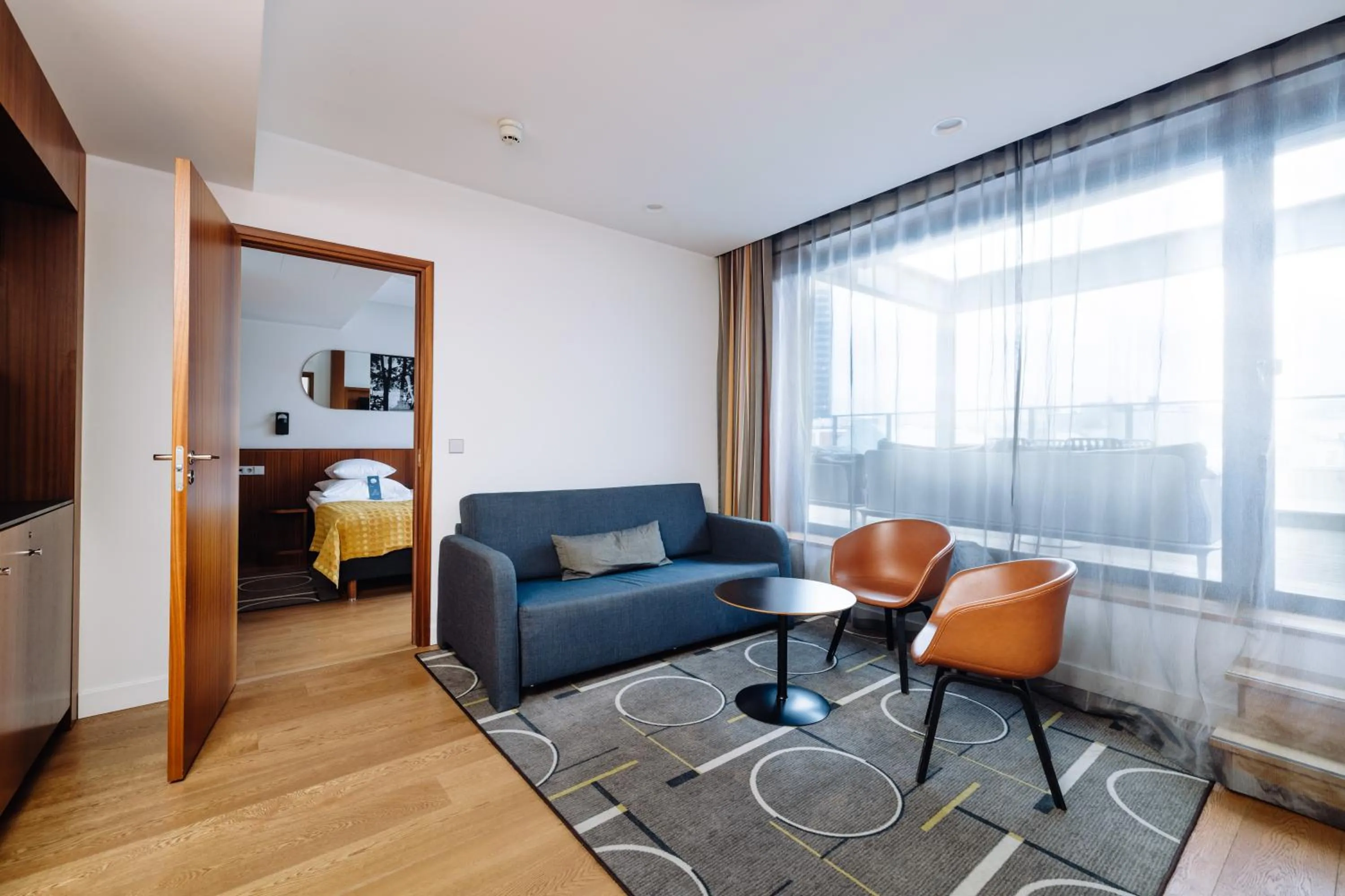 Seating area in Hestia Hotel Kentmanni