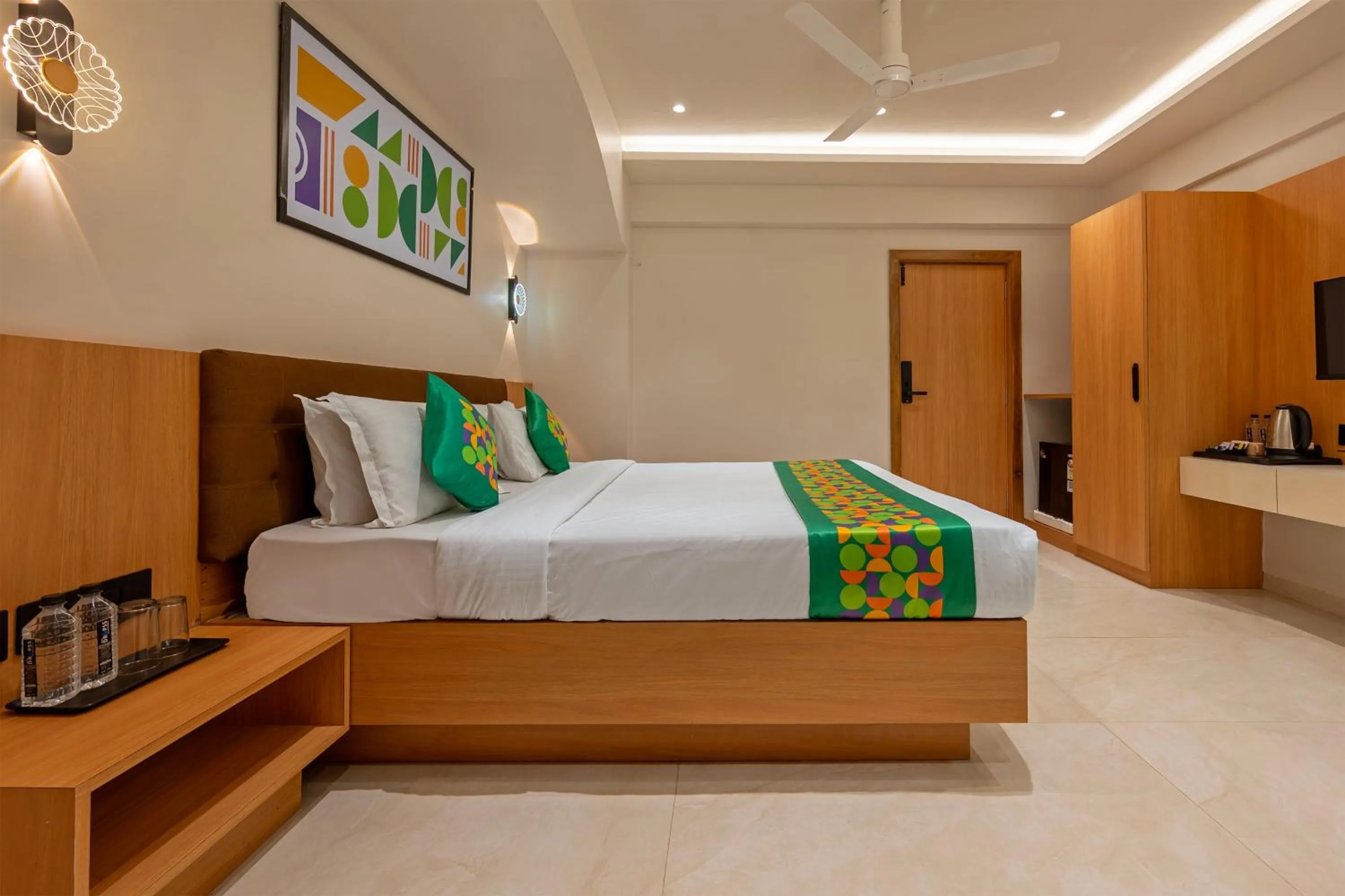 Bedroom, Bed in Treebo Shree Krishna Palace