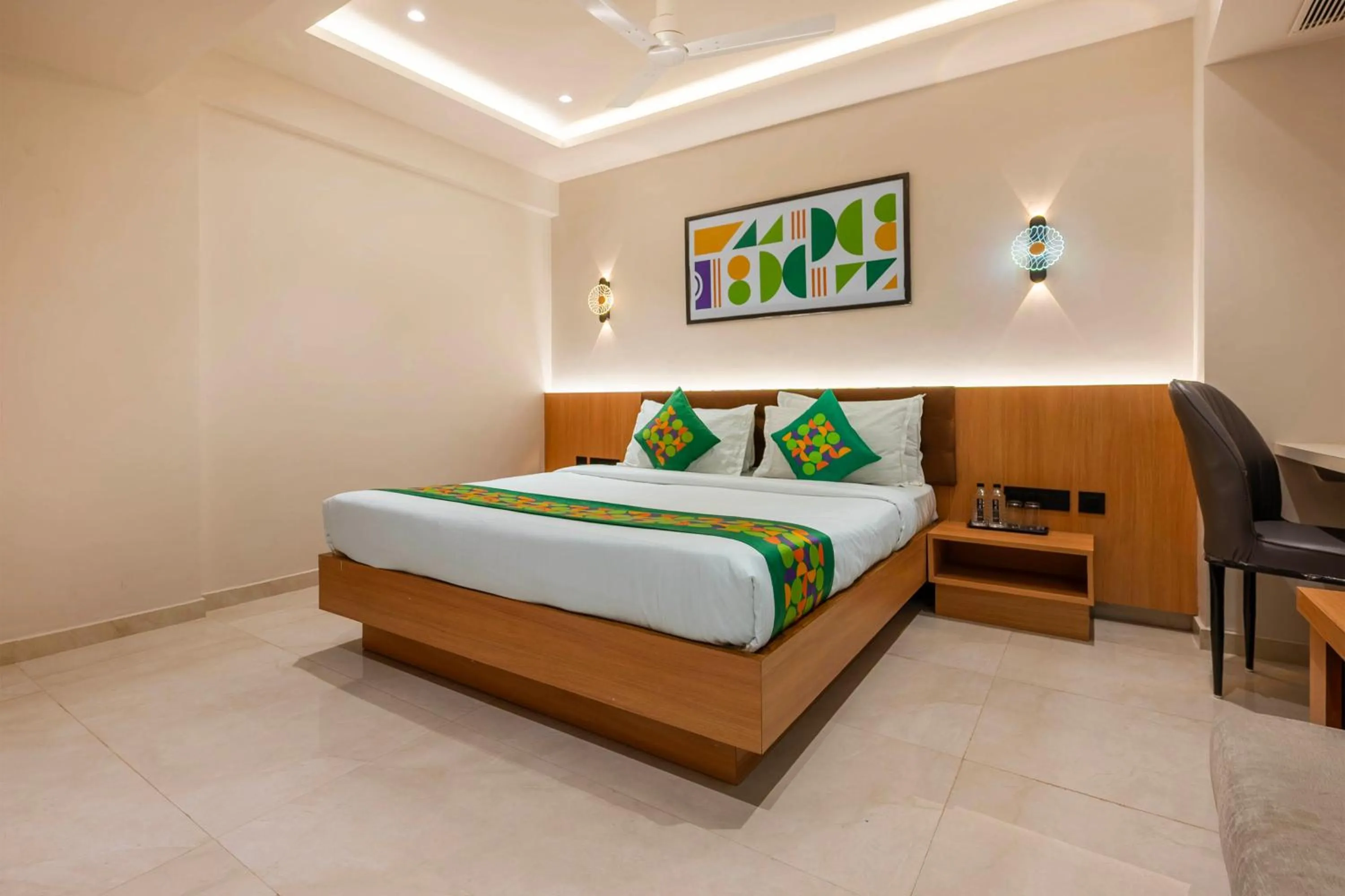 Bedroom, Bed in Treebo Shree Krishna Palace
